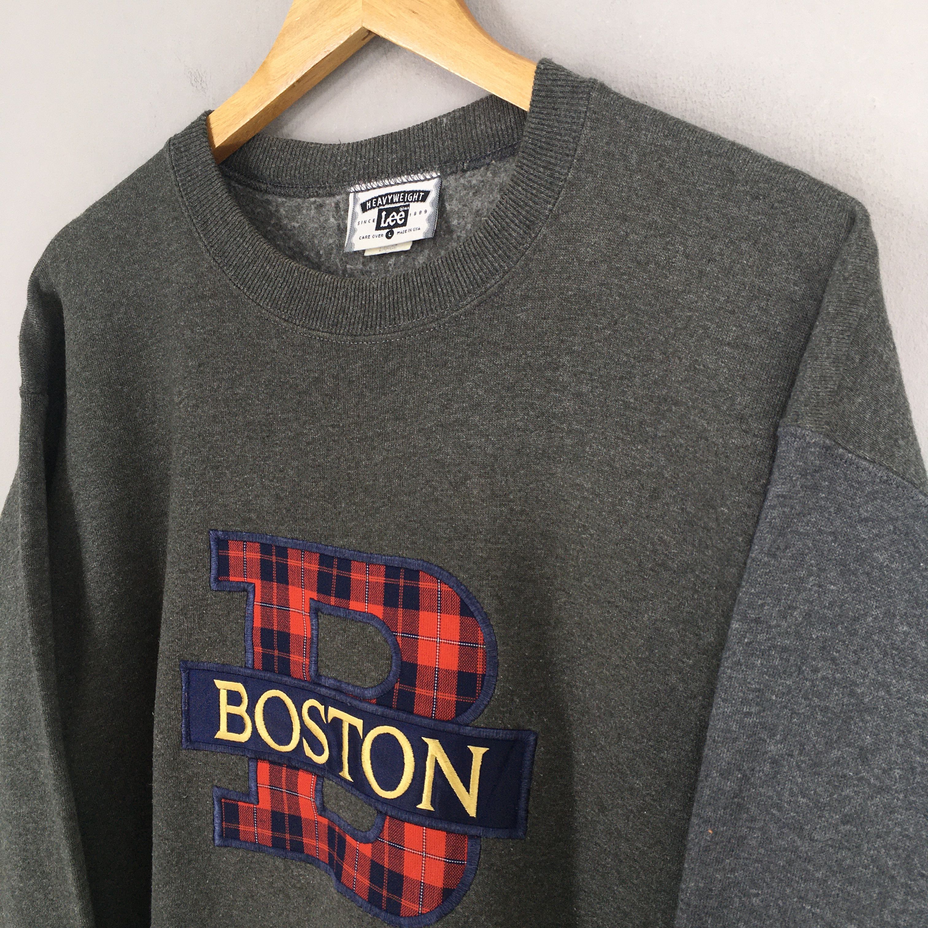 NCAA Vintage 90s Boston State Gray Sweatshirt Large Size US L / EU 52-54 / 3 - 3 Thumbnail