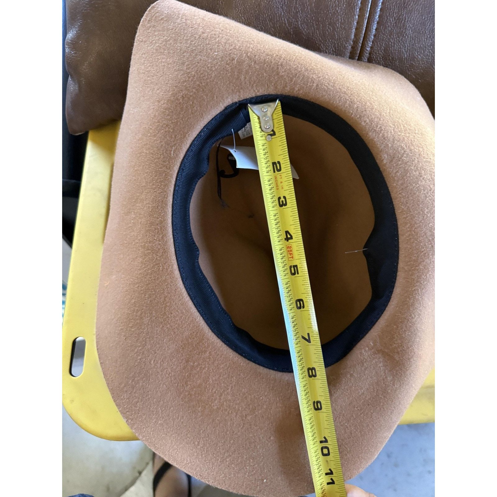 Avenue Avenu Zoe Hat Cowboy Fitted Womens Brown Tan Wool Western Size ONE SIZE - 5 Thumbnail