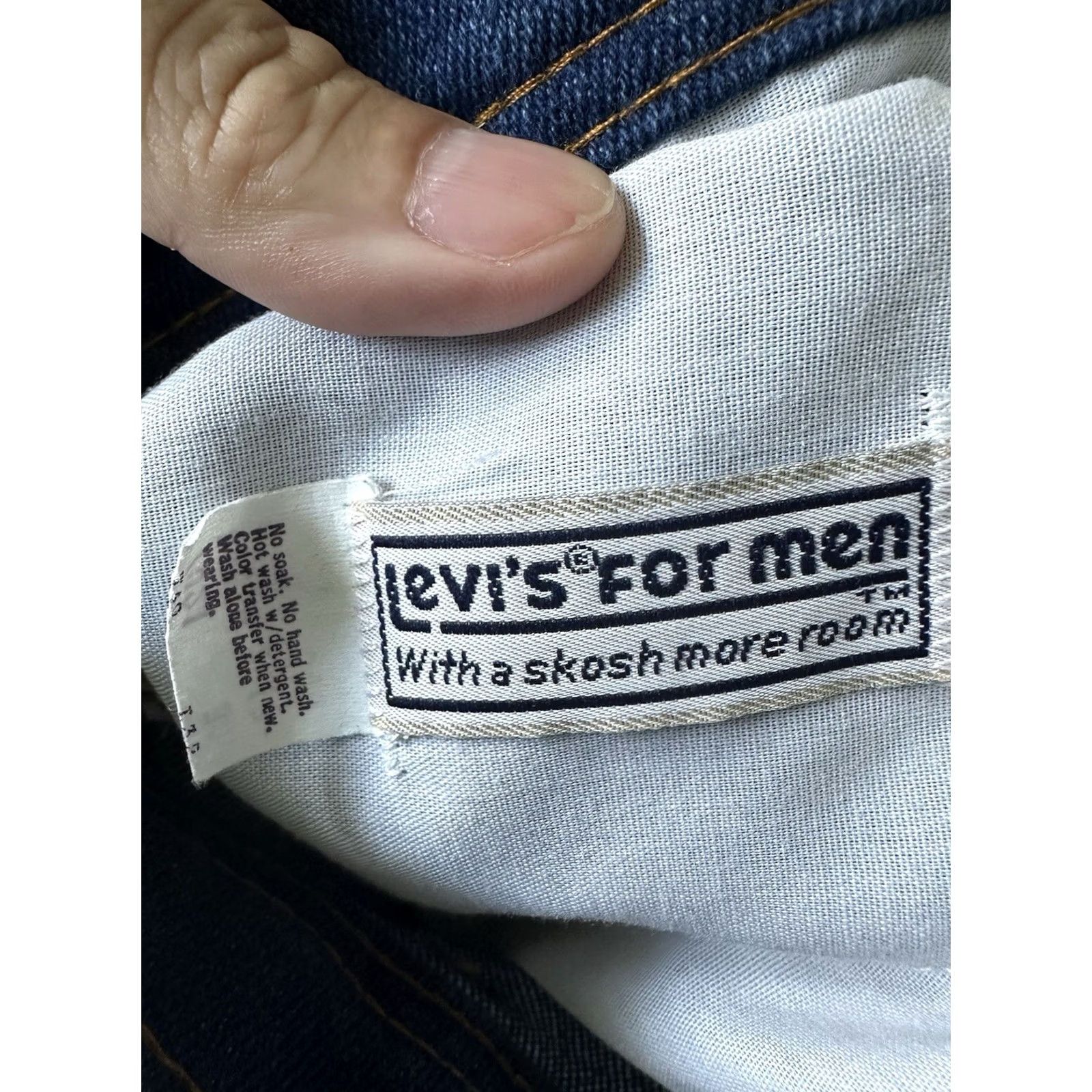 Levi's VINTAGE Levi’s Orange Tab 80's Flare Jeans 40x31 Blue Denim RARE Levi's Jeans Men Regular 5-Pocket Logo Size US 40 / EU 56 - 6 Thumbnail