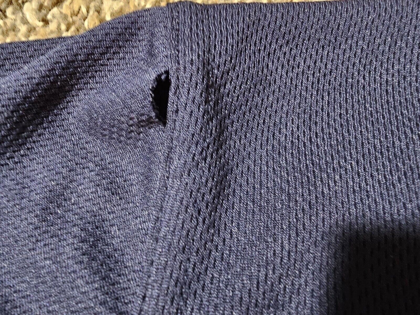 Designer Air National Guard GoANG blue MED polo USA MADE Seam Issue Size US M / EU 48-50 / 2 - 8 Thumbnail
