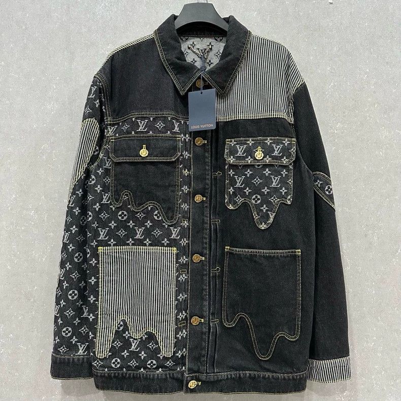 Louis Vuitton Louis Vuitton Nigo Embroidered Patchwork Full Logo Deconst Size US M / EU 48-50 / 2 - 1 Thumbnail