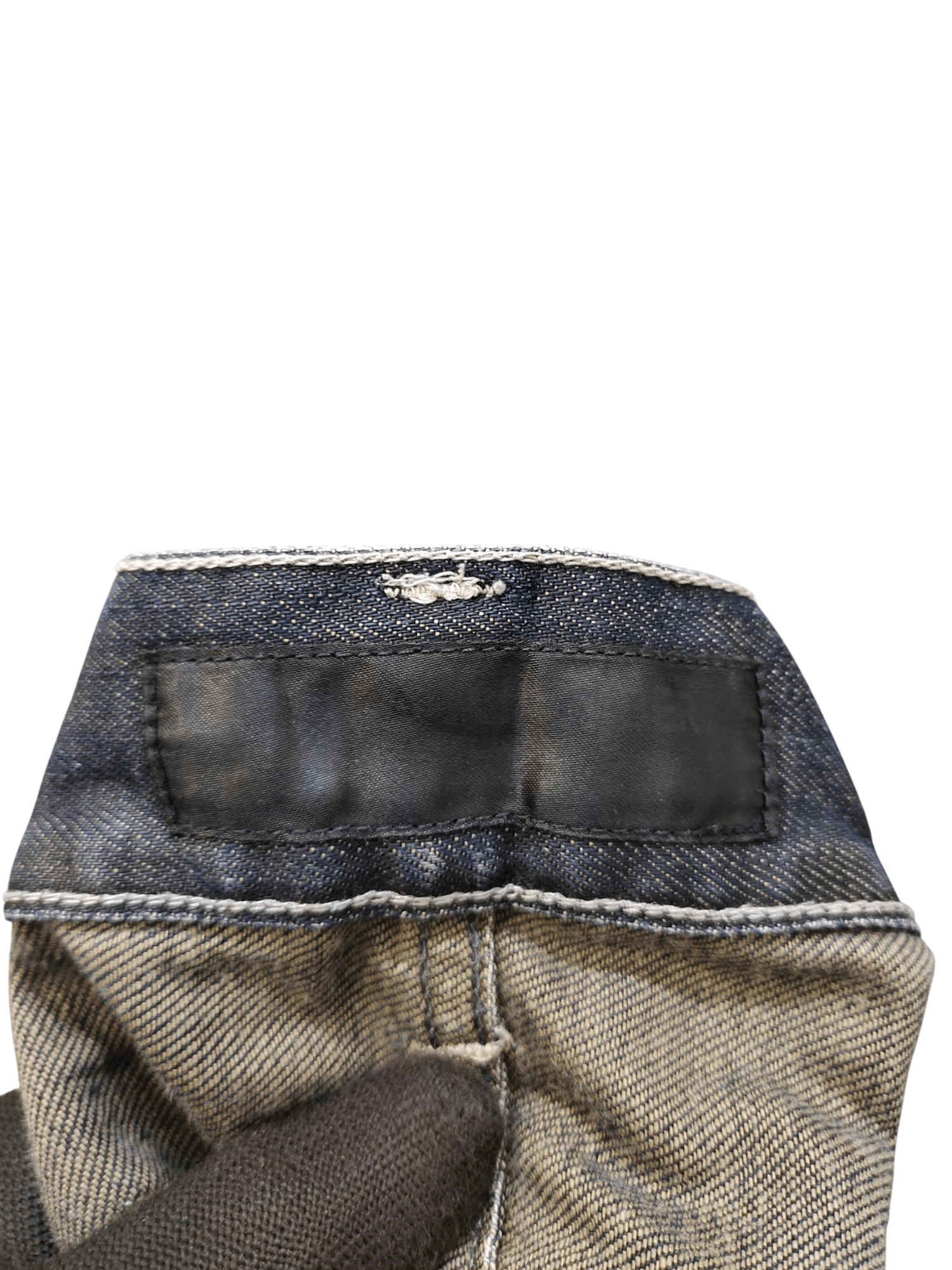 Hysteric Glamour × Undercover Vintage Y2k Back Number Japan Clawmark Distress Faded Jeans Size US 30 / EU 46 - 11 Thumbnail