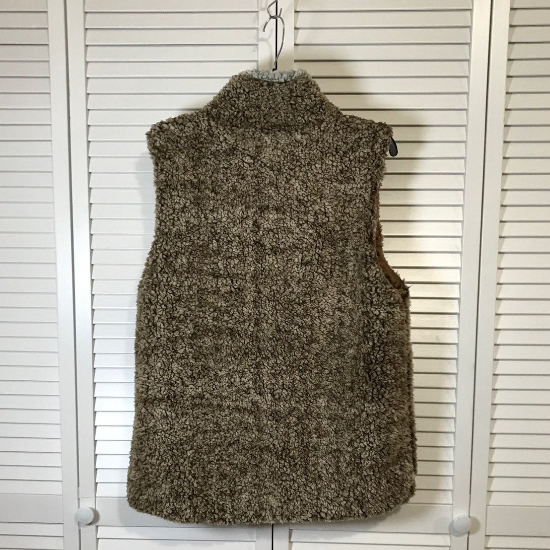 Other Prissy Jane Faux Fur Brown High Neck Sleeveless Vest XL Size XL / US 12-14 / IT 48-50 - 2 Thumbnail