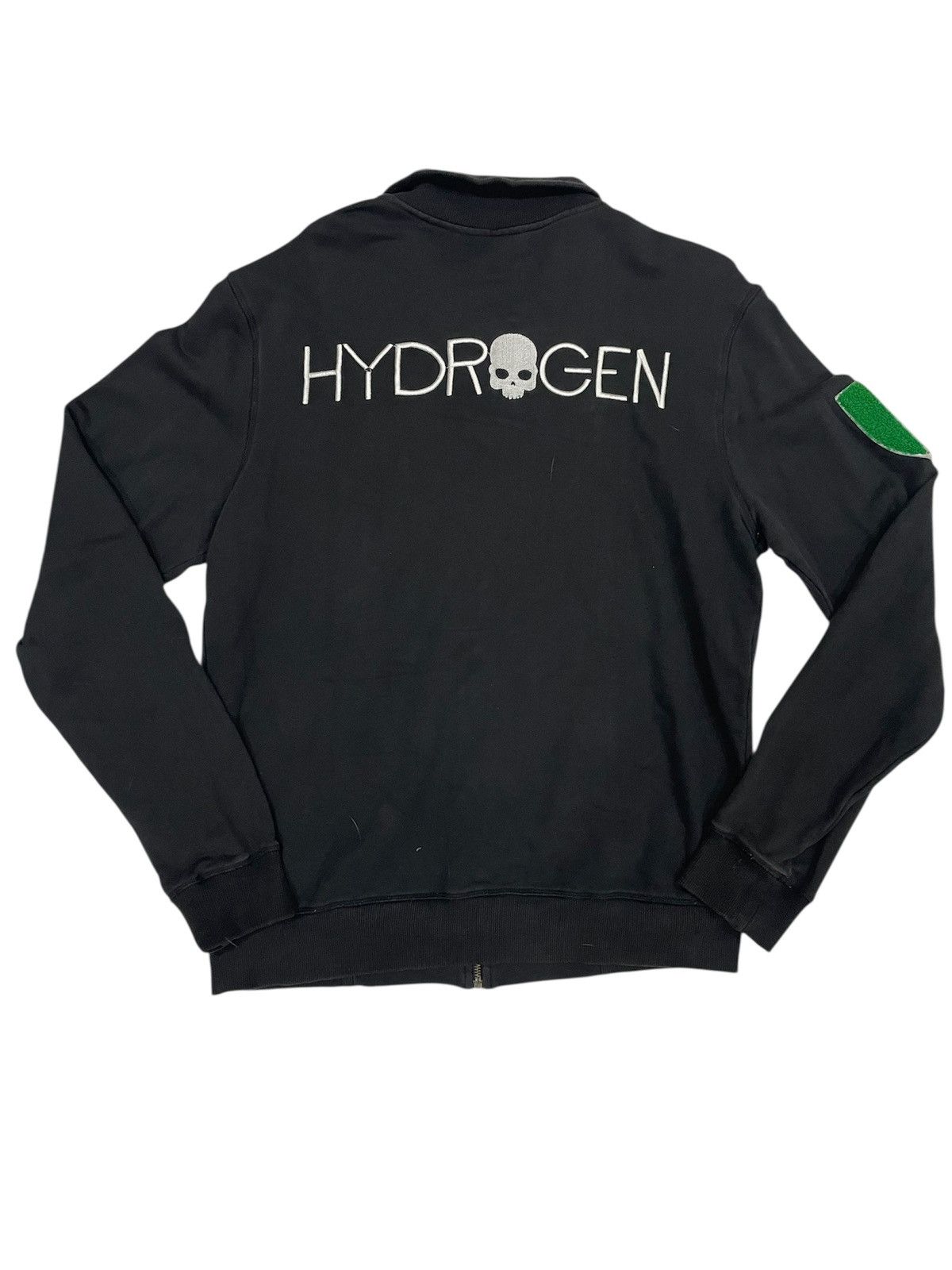 HYDROGEN Hydrogen Petrarca Trainer Jacket Zipper Embroidery Skull Size US XL / EU 56 / 4 - 10 Thumbnail