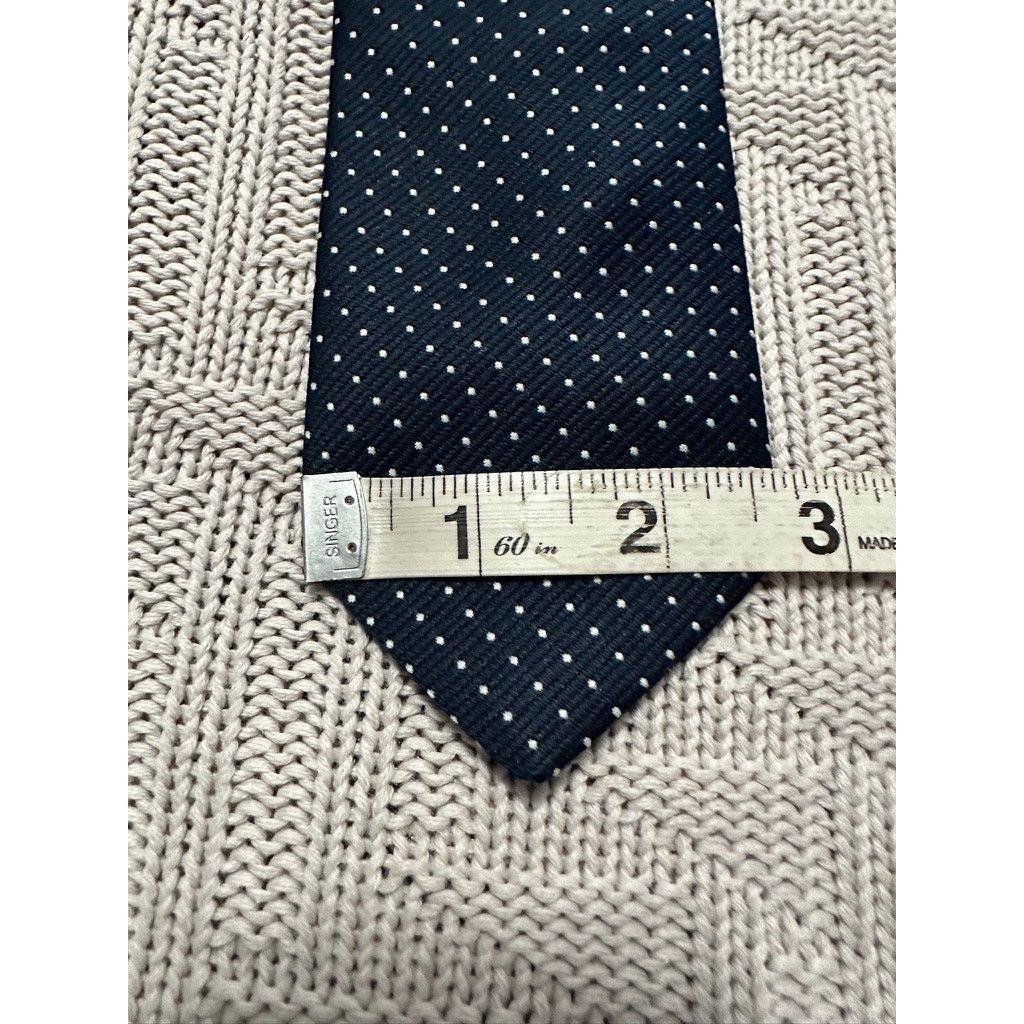 Vintage Vintage Stuart McGuire navy polka dot tie Size ONE SIZE - 4 Thumbnail