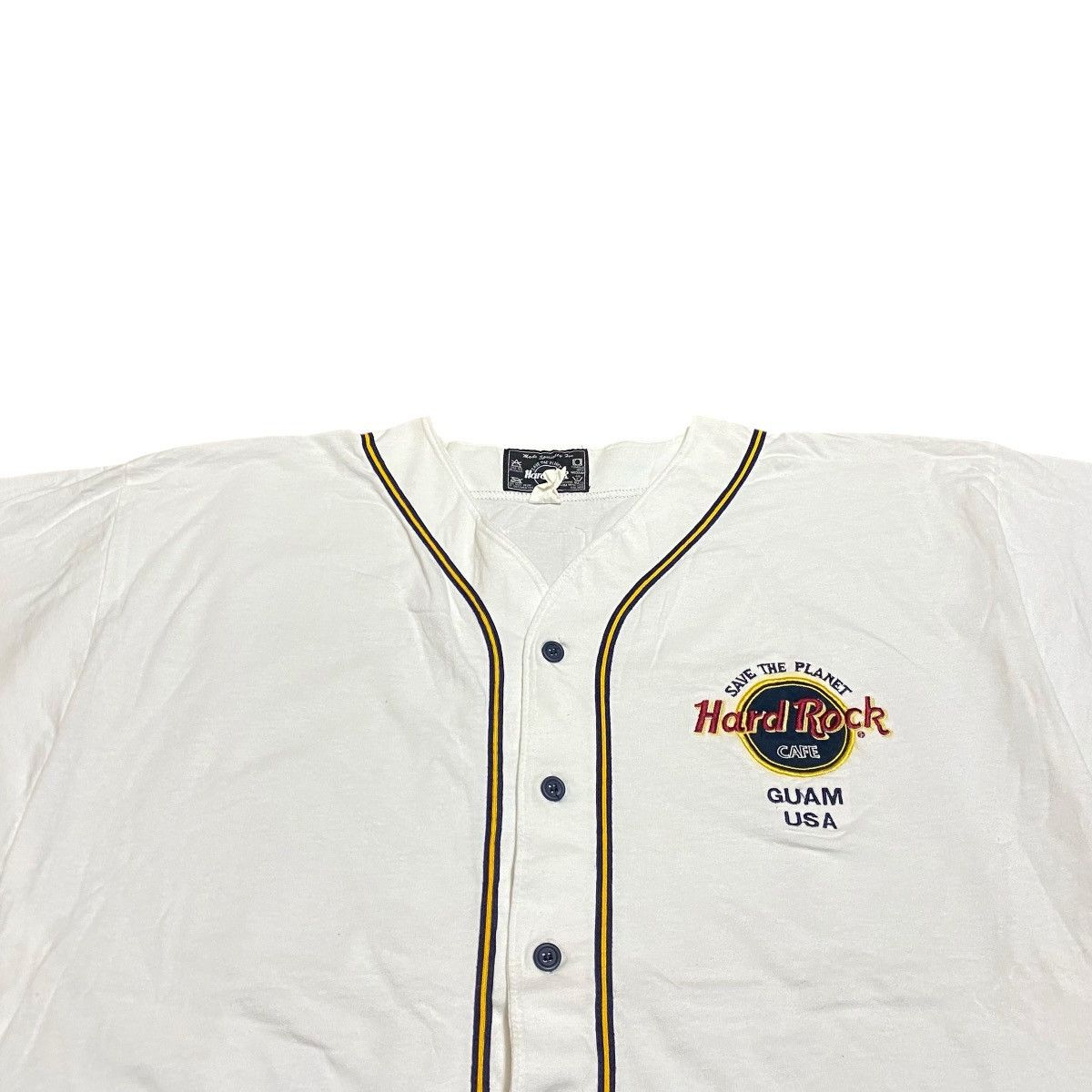 Hard Rock Cafe × Vintage Vintage Hard Rock Cafe Guam USA Button up Tee Size US L / EU 52-54 / 3 - 3 Thumbnail