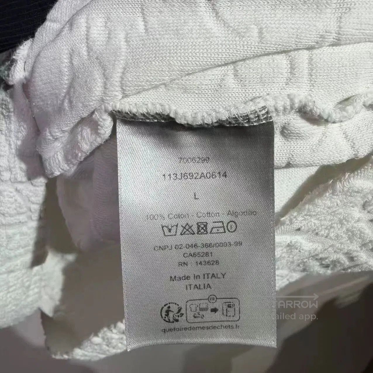 Dior dior white short sleeve patterned t-shirt. Size US L / EU 52-54 / 3 - 4 Thumbnail