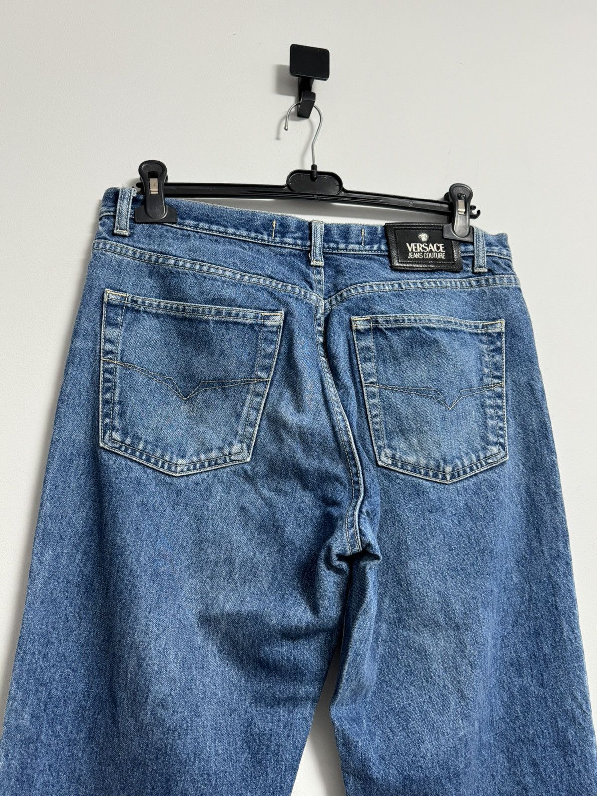 Versace Versace Men’s Blue Denim Jeans W36 EU50 Classic Straight Fit Size US 36 / EU 52 - 2 Thumbnail