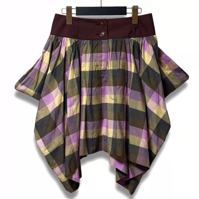 Vivienne Westwood Vivienne Westwood Vintage Plaid Asymmetric Skirt - dmc Size US 28 / EU 44 - 1 Thumbnail