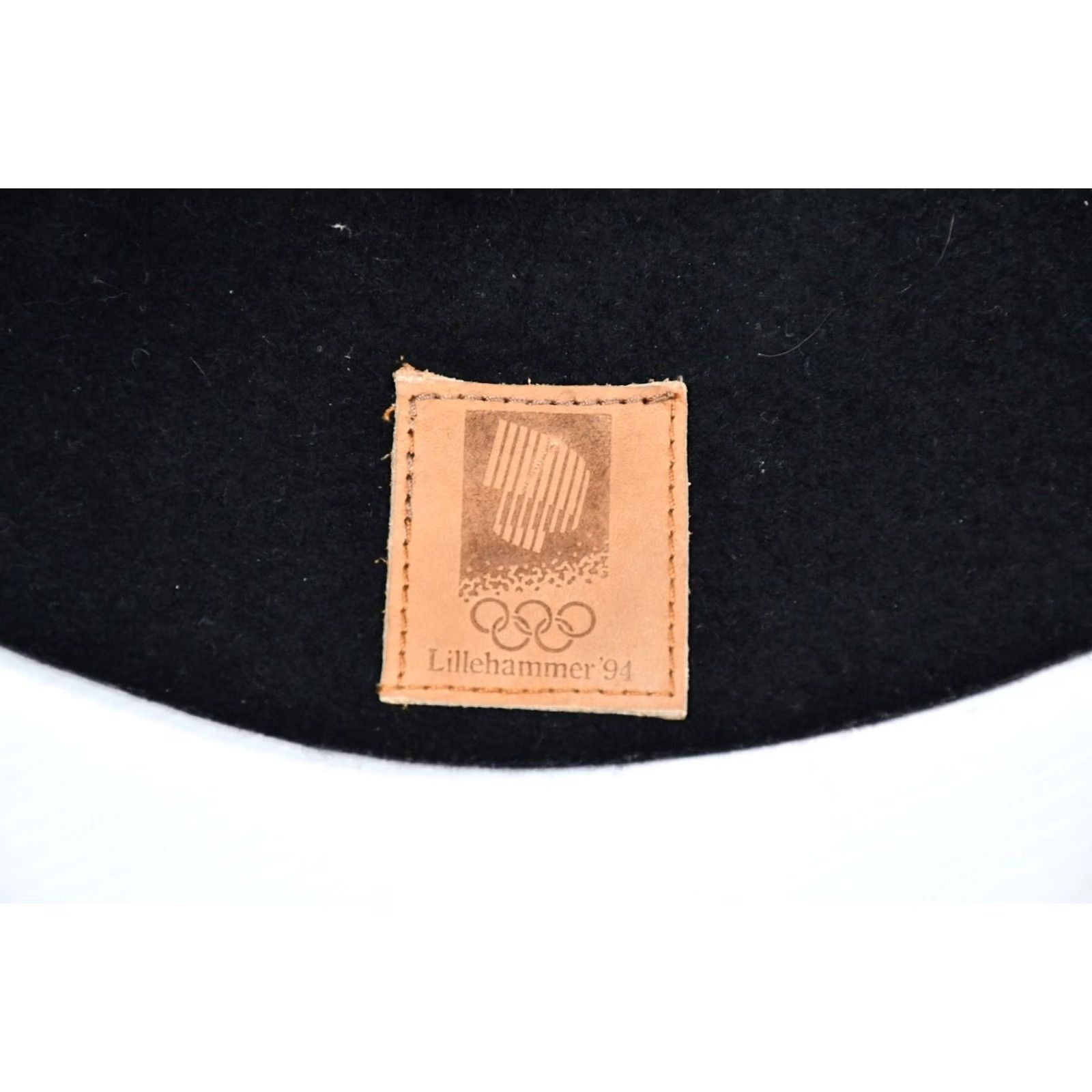 Vintage VINTAGE Lillehammer 1994 Olympic Wool Fedora Hat Mens Size L Black Wool Fedora Hat Size ONE SIZE - 5 Thumbnail