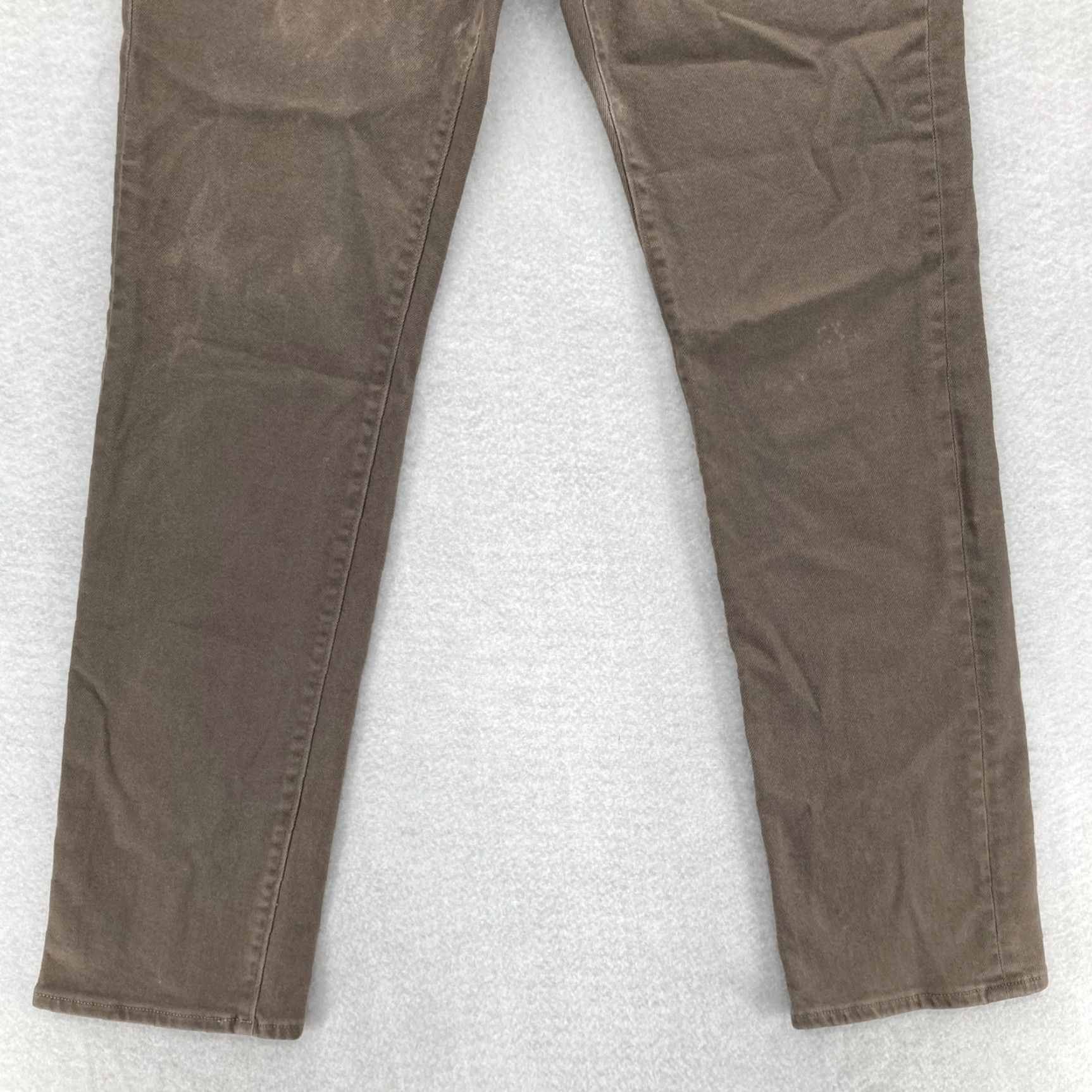 J.Crew J Crew 770 Jeans Mens 30x32 Straight Taper Brown Stretch Denim Preppy Casual Size US 30 / EU 46 - 3 Thumbnail