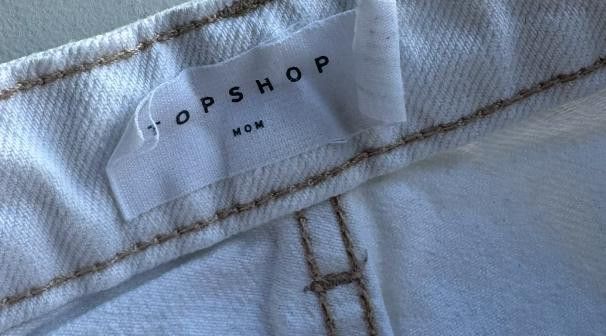 Topshop TopShop White Jeans 25x28 Size 42" / US 20 - 3 Thumbnail
