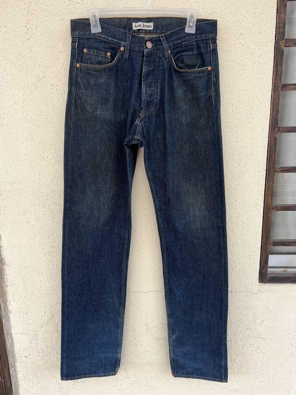 Acne Studios Vintage ACNE JEANS Muddy Denim Redline Selvedge Jeans Size US 29 - 6 Thumbnail