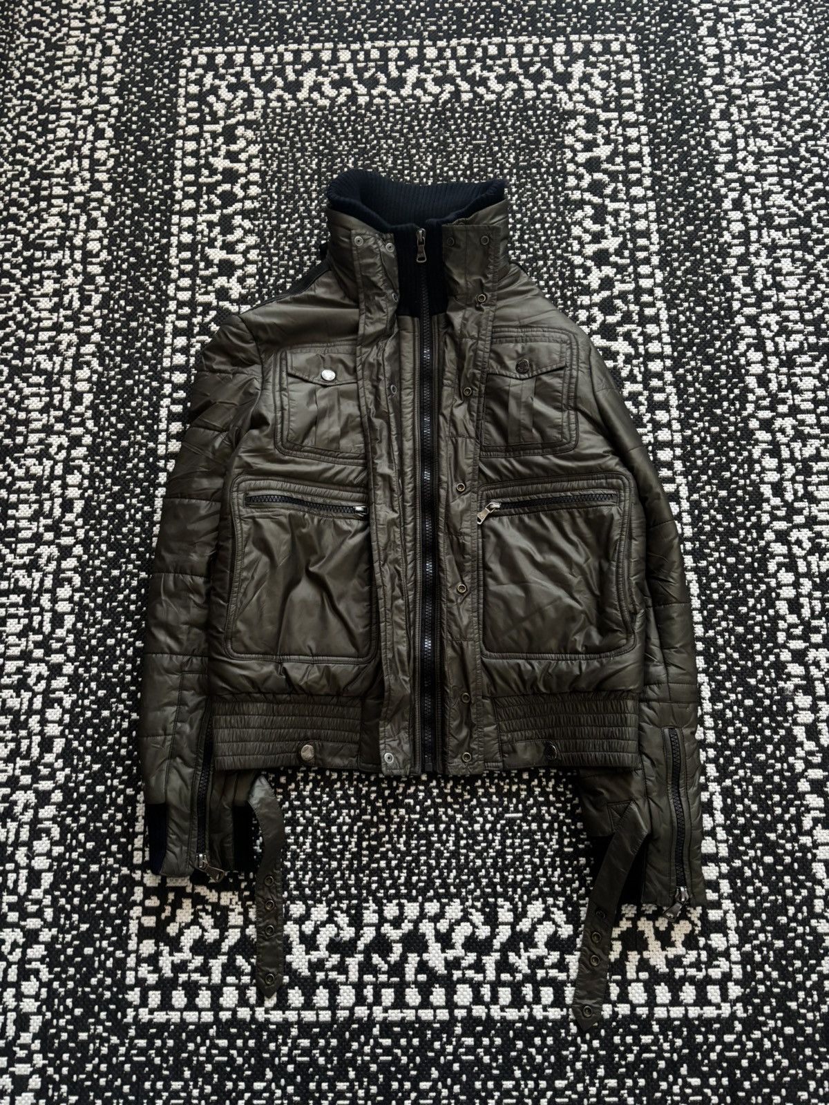 Dolce & Gabbana AW07 Dolce & Gabbana Astro Puffer Jacket Khaki Archive Size US M / EU 48-50 / 2 - 1 Thumbnail
