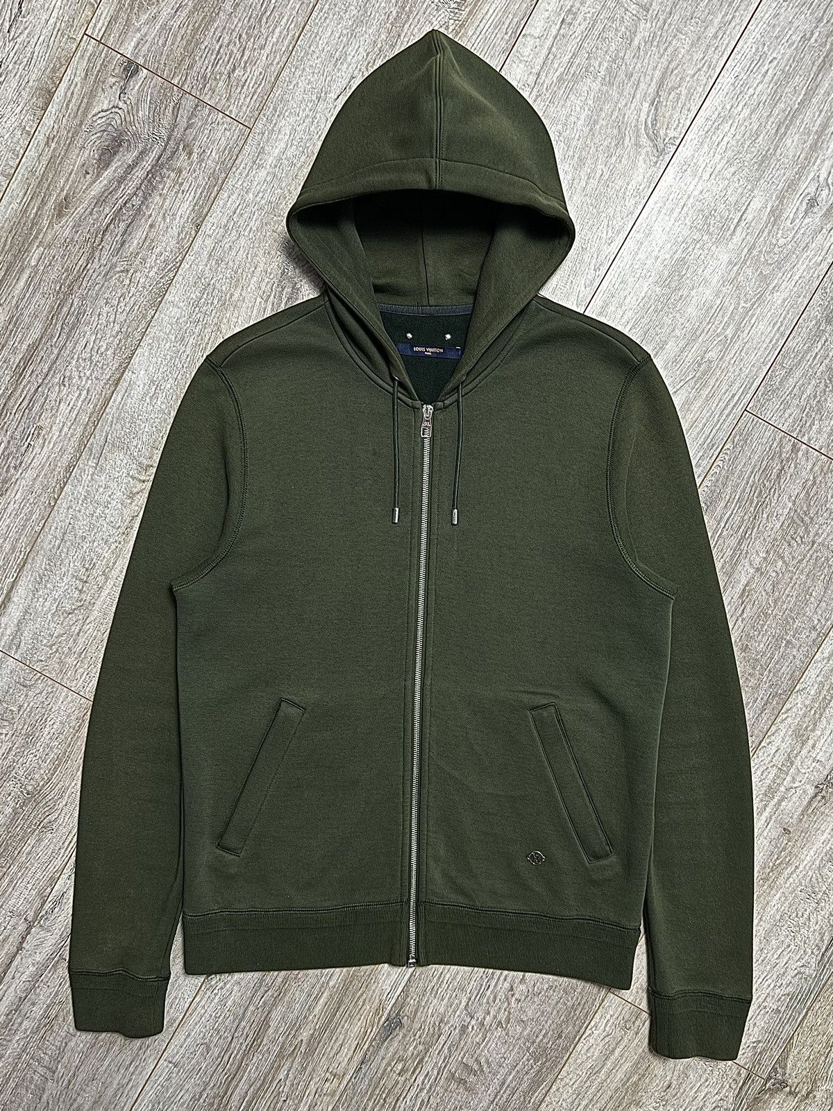 Louis Vuitton LOUIS VUITTON Sweatsuit LV Logo Cotton Zip Hoodie/Pants Set Size US M / EU 48-50 / 2 - 5 Thumbnail