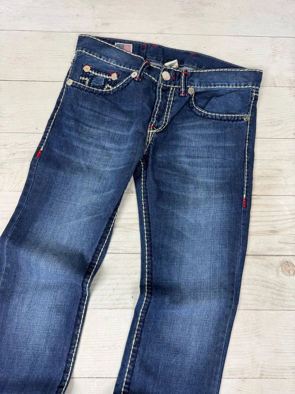 True Religion Vintage True Religion Denim Baggy Jeans 90s Y2K Size US 33 - 3 Thumbnail