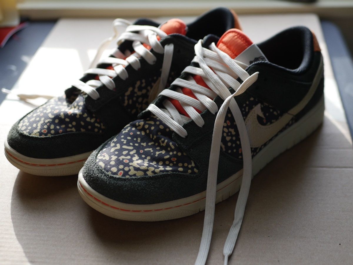image of Nike Dunk Low Retro Se 3 Shoes in Sequoia Black, Men's (Size 9.5)