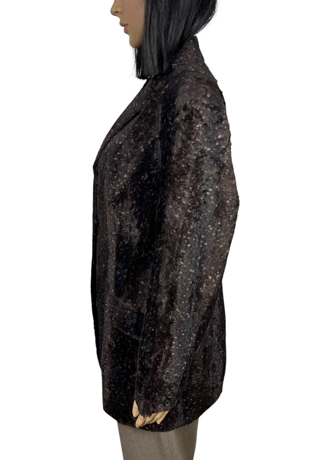 ZAPA Zapa Faux Fur Coat Cotton-Viscose Printed size US16 IT50 Size XXL / US 16-18 / IT 52-54 - 6 Thumbnail