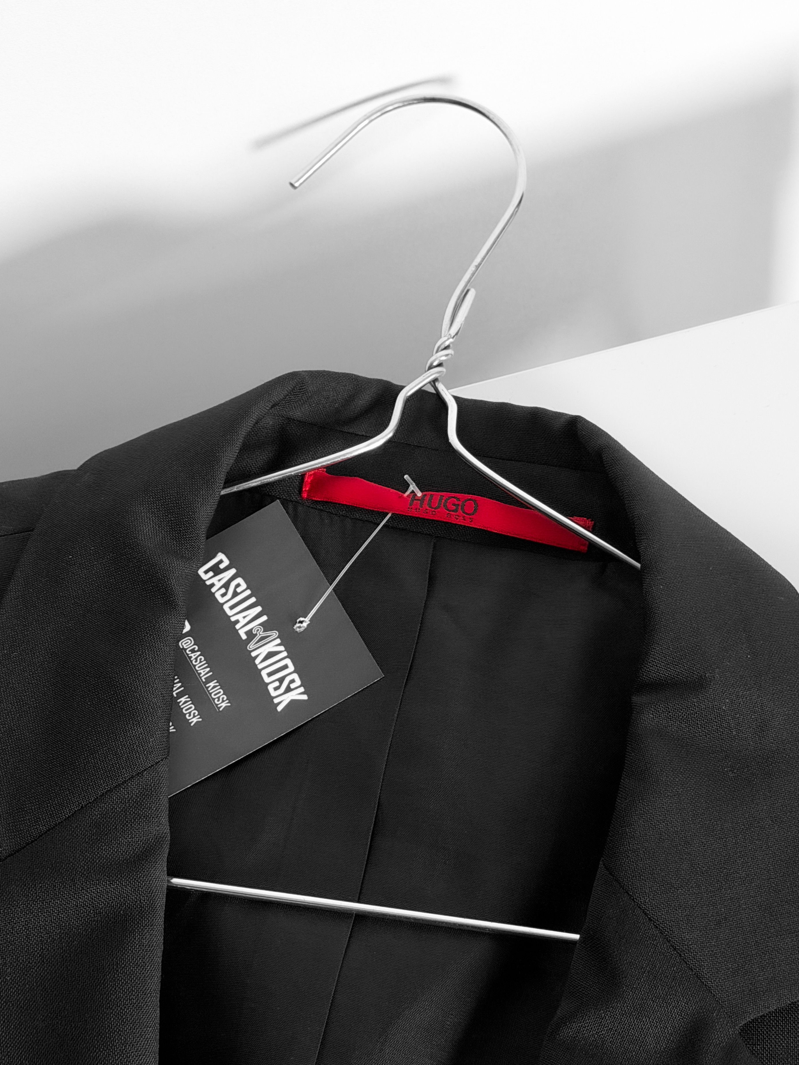 Hugo Boss HUGO BOSS Red Label Black Suit Jacket Blazer Size 38R - 7 Thumbnail