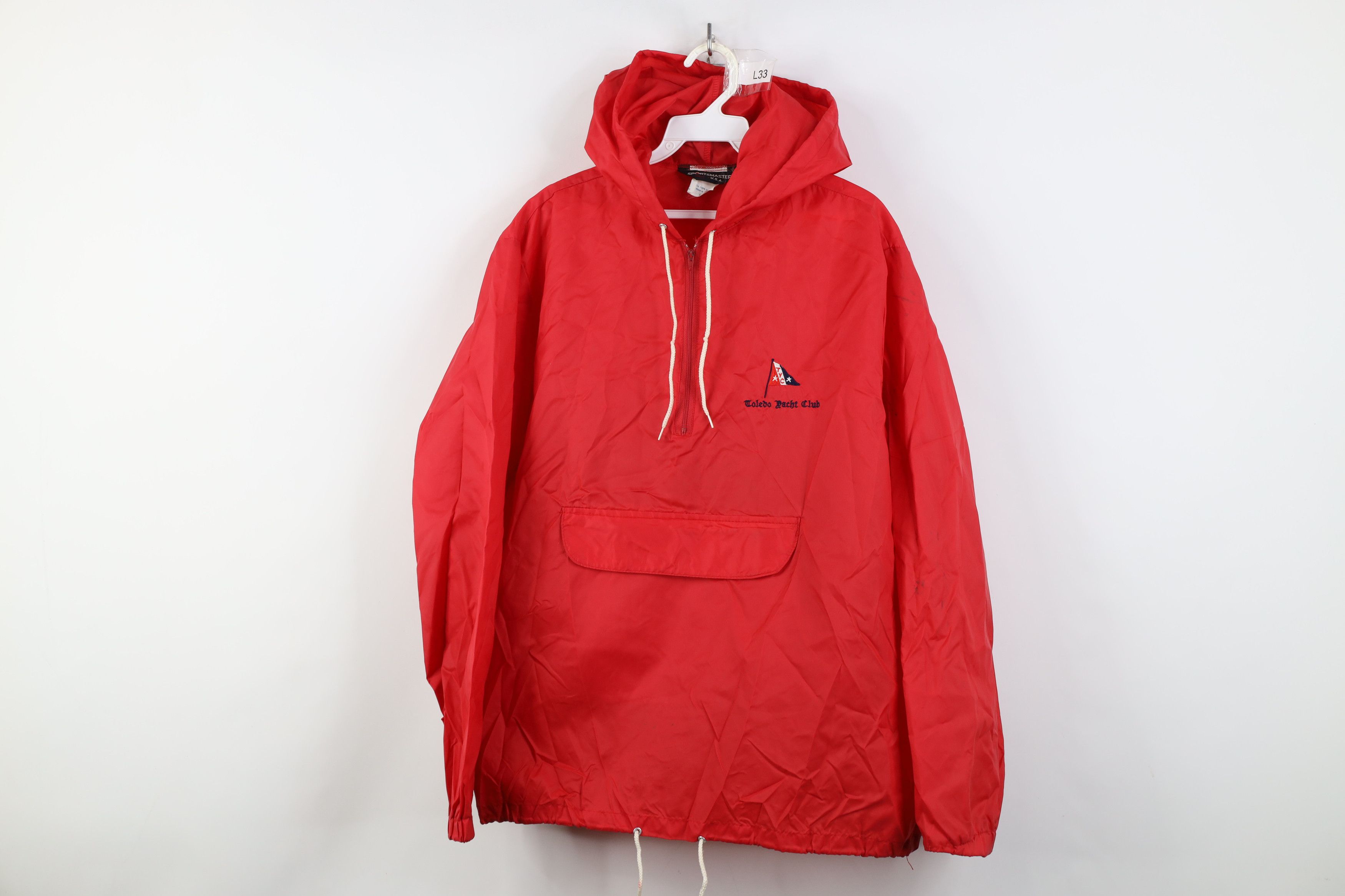 Vintage Vintage 70s Toledo Yacht Club Anorak Windbreaker Jacket Size US L / EU 52-54 / 3 - 1 Thumbnail