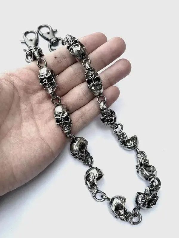 Other Skull Linked Waist Chain Size ONE SIZE - 8 Thumbnail