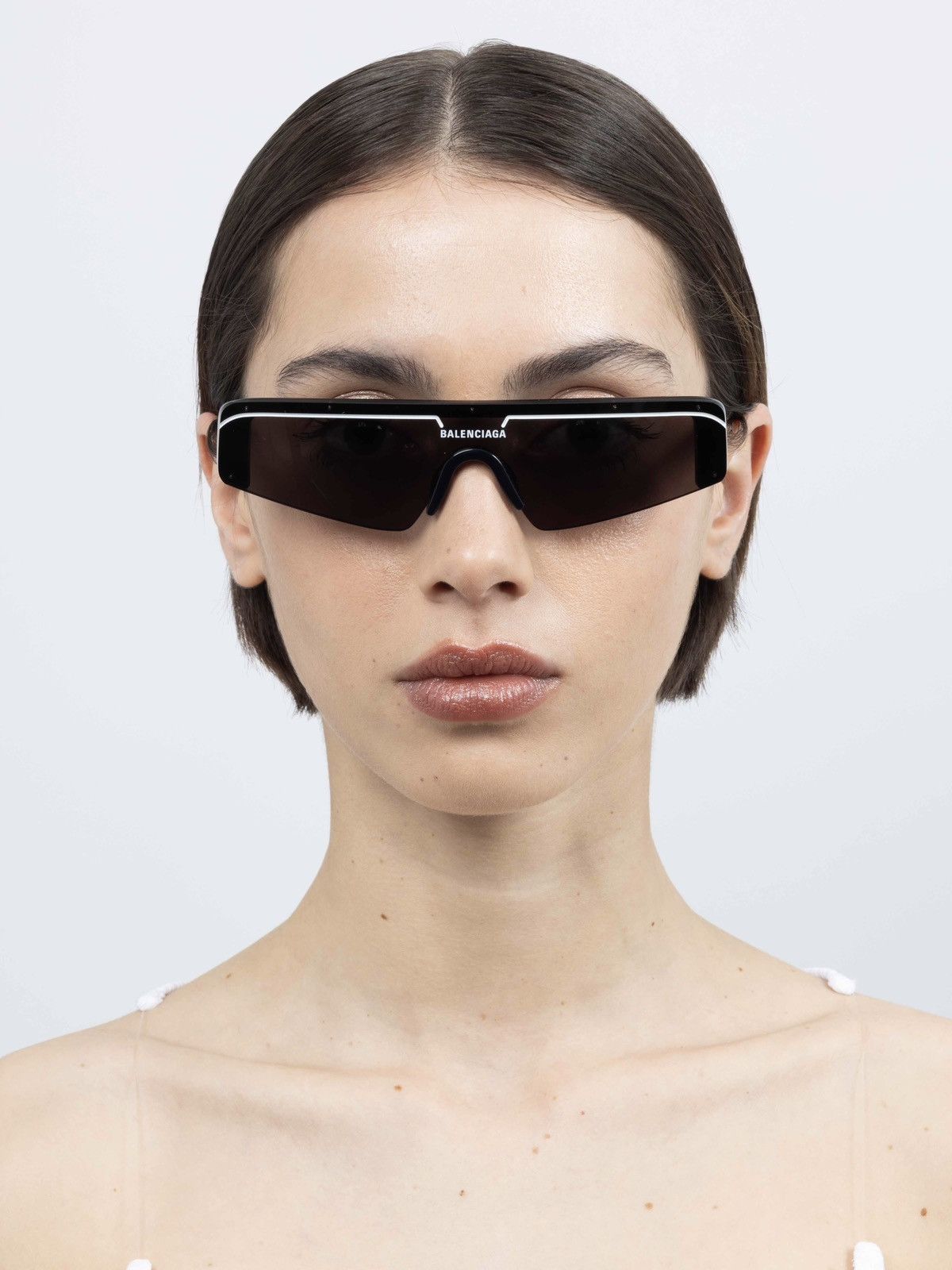 Balenciaga Balenciaga Skiny Ski Sunglasses BB0003S-001 Size ONE SIZE - 2 Thumbnail