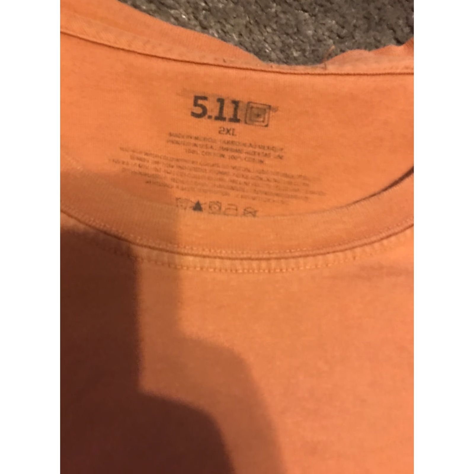Vintage 5.11 Tactical Men T-Shirt 2XL Brown Logo Short Sleeve Pocket Tee Shirt Crew Neck Knit Cotton Regular Mens Size US XXL / EU 58 / 5 - 3 Thumbnail