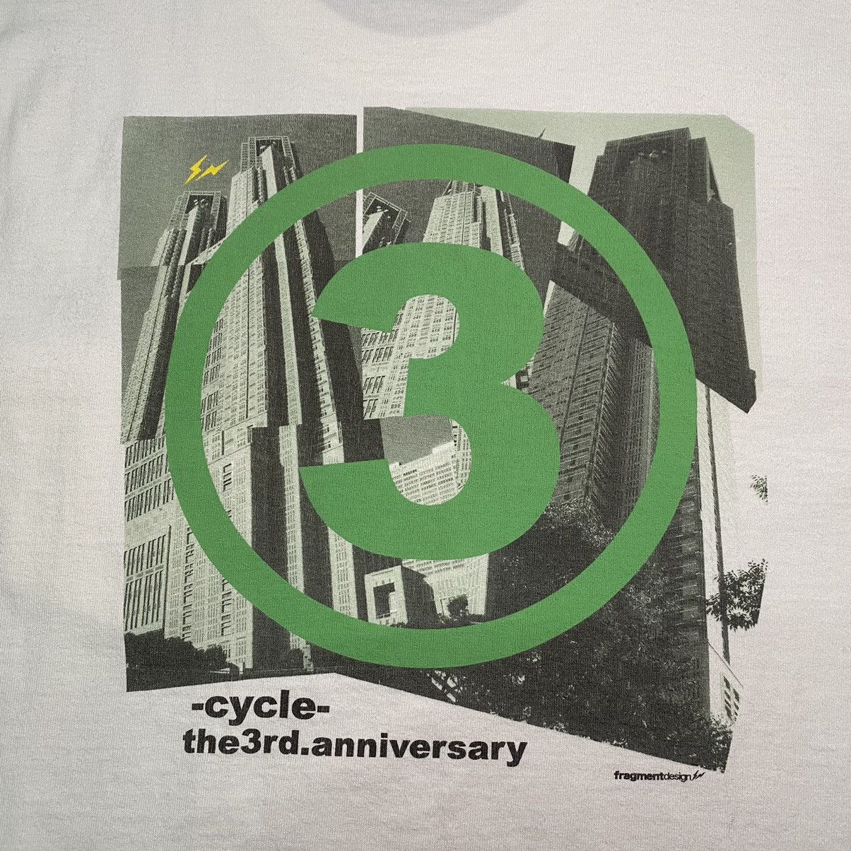 Fragment Design × Japanese Brand RARE🔥2004 FRAGMENT DESIGN CYCLE THE 3rd ANNIVERSARY T SHIRT Size US M / EU 48-50 / 2 - 9 Thumbnail