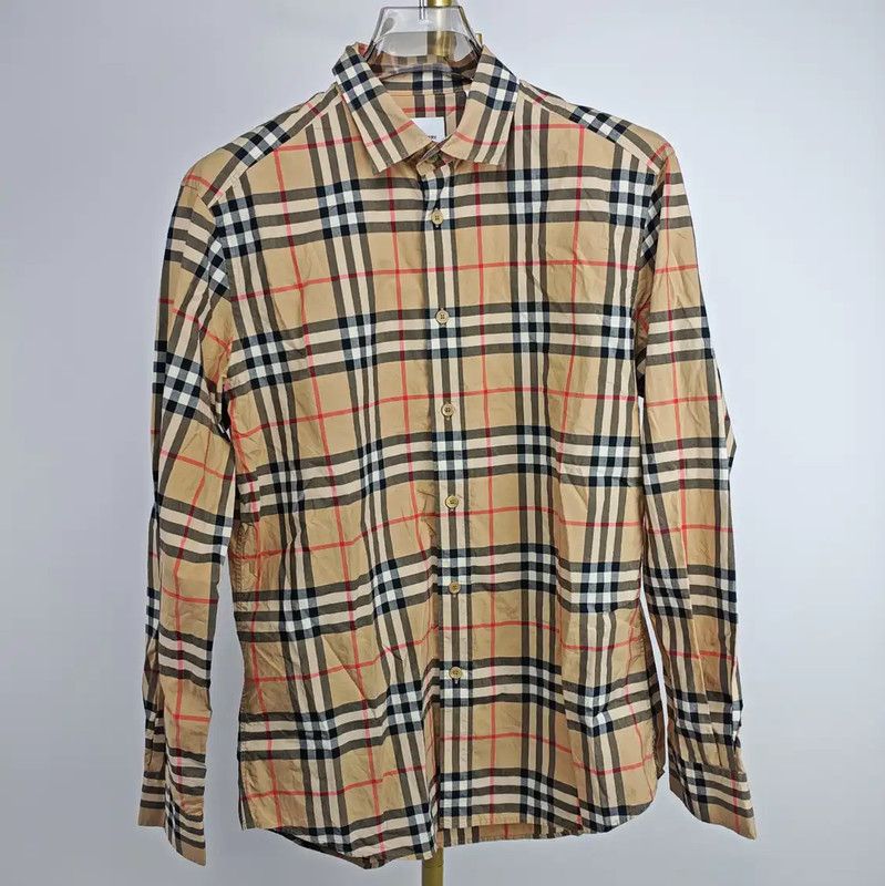Burberry Burberry Women's Khaki Cotton Shirt Size L / US 10 / IT 46 - 1 Thumbnail