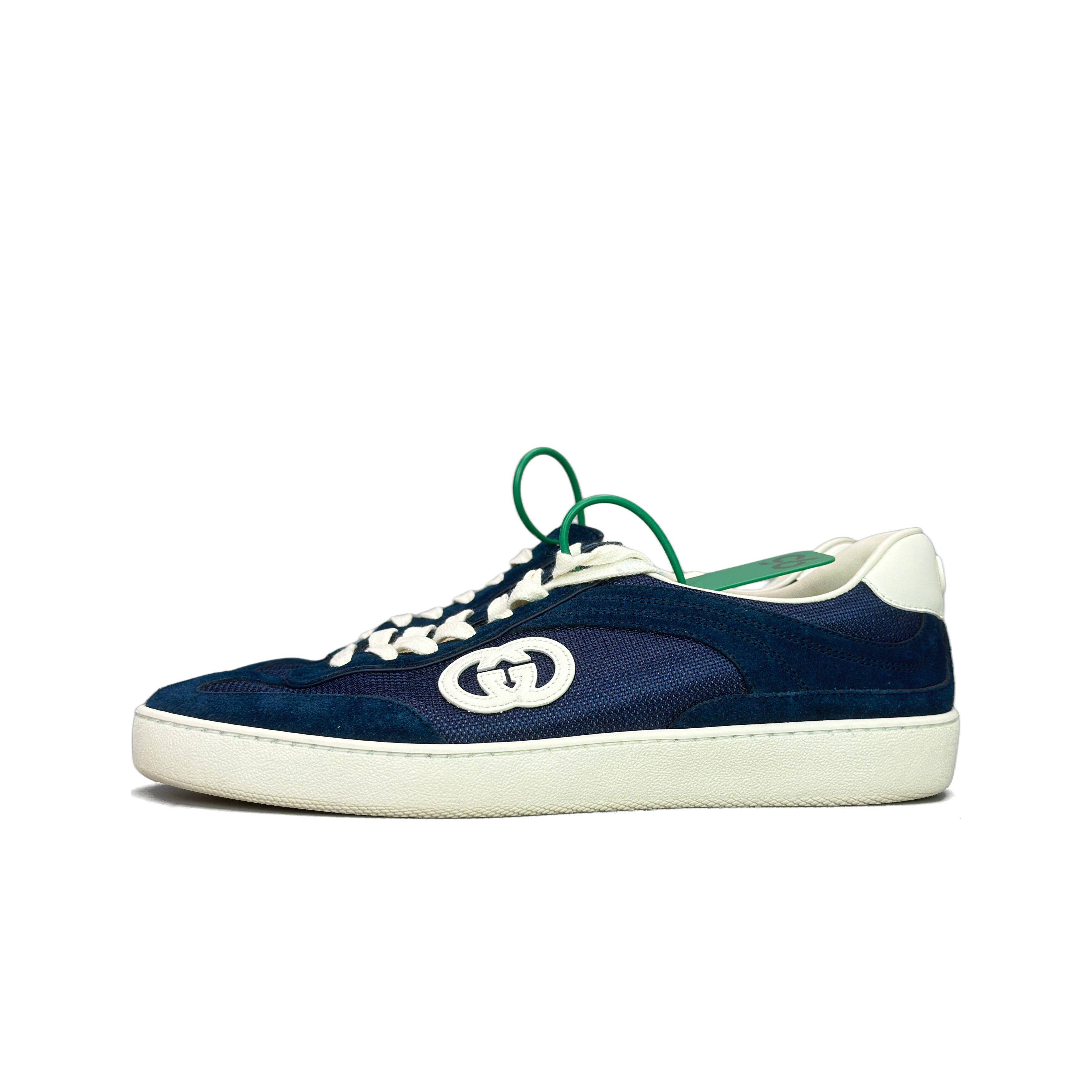 Gucci Gucci G75 Suede Low-Top Sneakers Size 9 Size US 9 / EU 42 - 1 Thumbnail