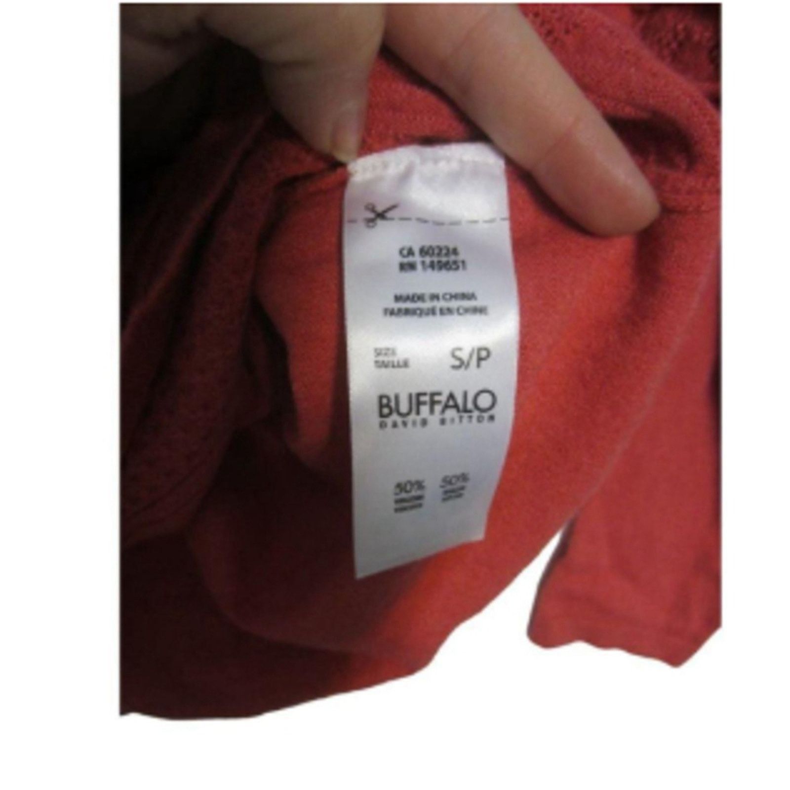 Buffalo David Bitton Textured Minimalist Coral Knit Sweater Buffalo David Bitton Size S / US 4 / IT 40 - 4 Thumbnail