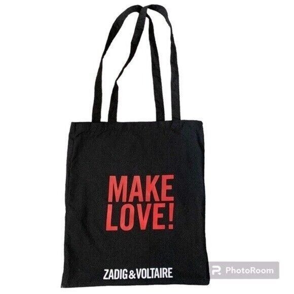 Zadig & Voltaire Zadig & Voltaire Make Love! Tote Bag (READ) Size ONE SIZE - 1 Thumbnail