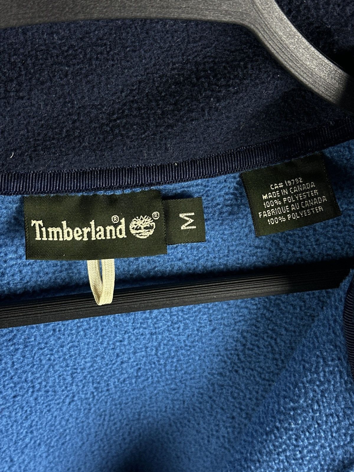 Timberland Vintage Timberland Baggy Fleece Pullover Zip Small Logo Size US M / EU 48-50 / 2 - 11 Thumbnail