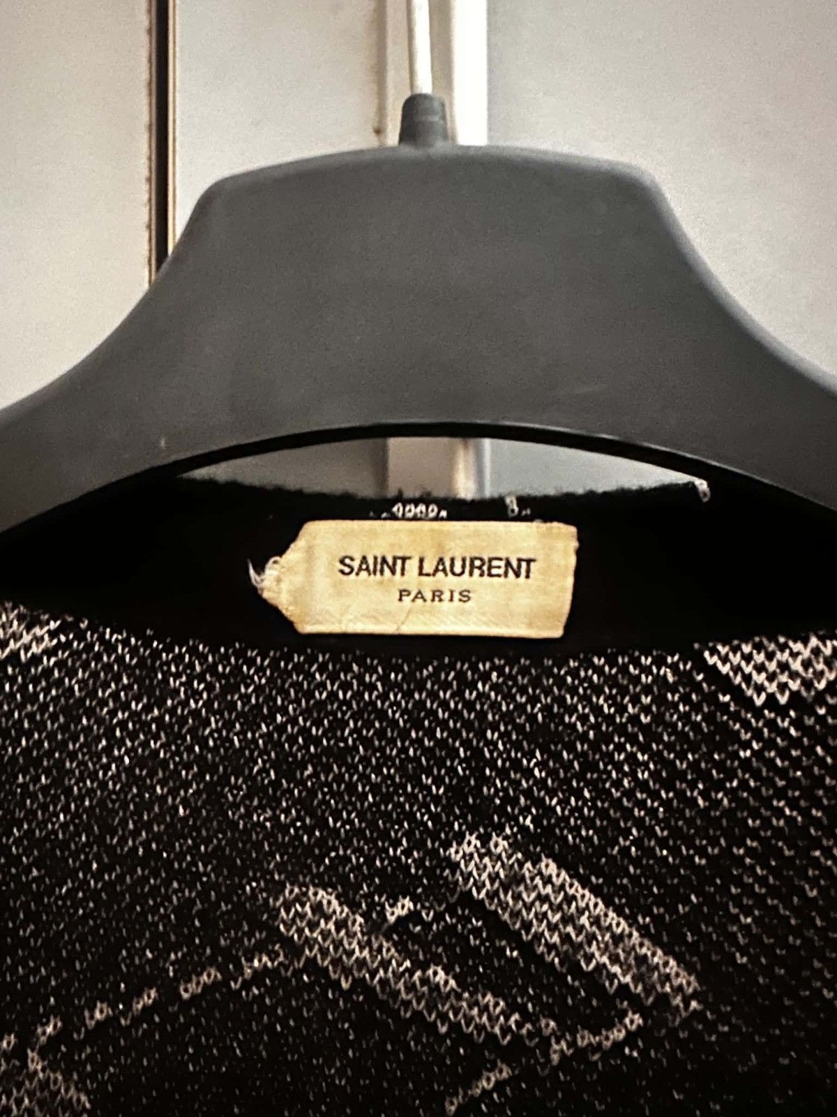 Saint Laurent Paris SAINT LAURENT MUSIC NOTE CARDIGAN SIZE M Size US M / EU 48-50 / 2 - 2 Thumbnail