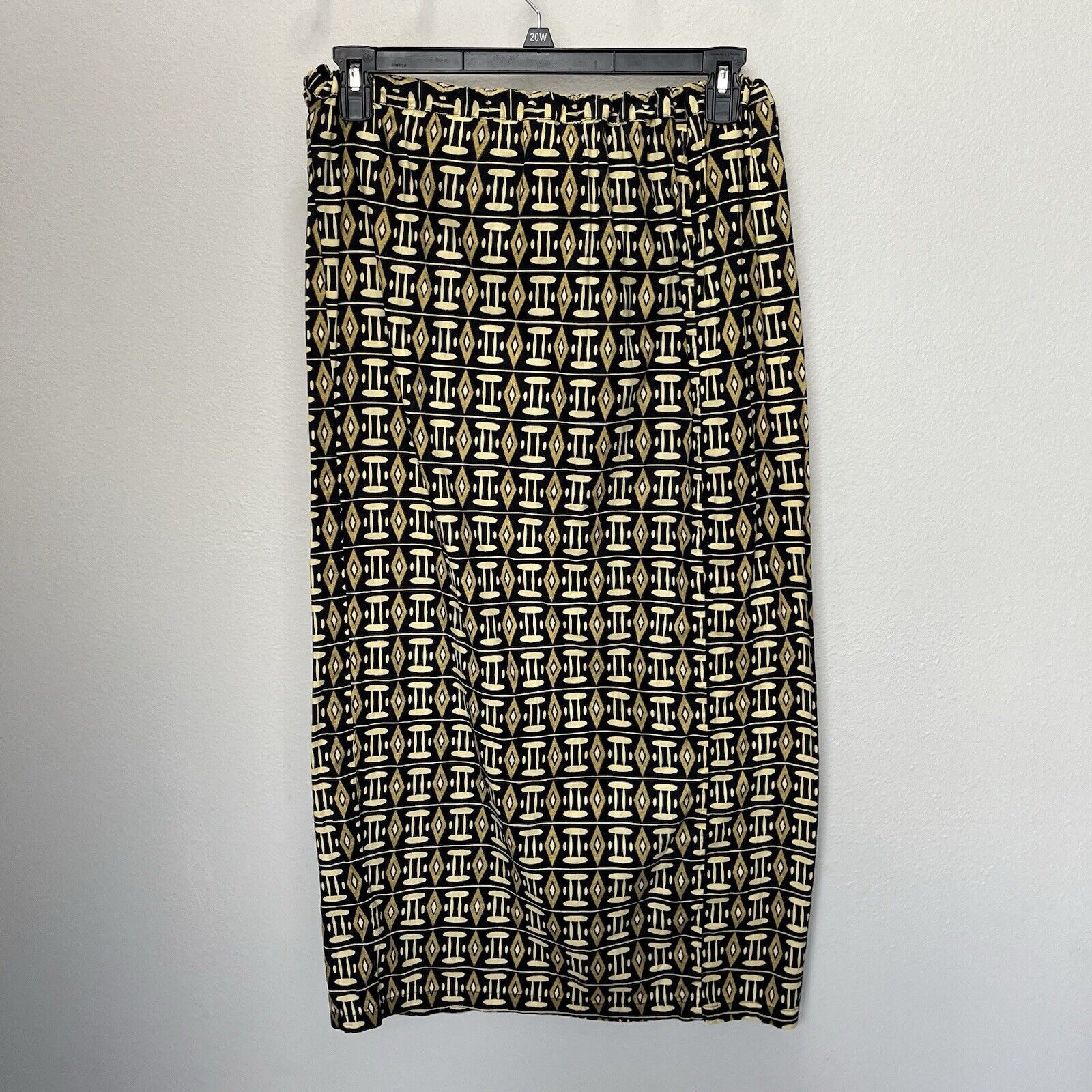 Vintage The African Village | Vintage Black Yel Dress & Skirt Set Size ONE SIZE - 7 Thumbnail