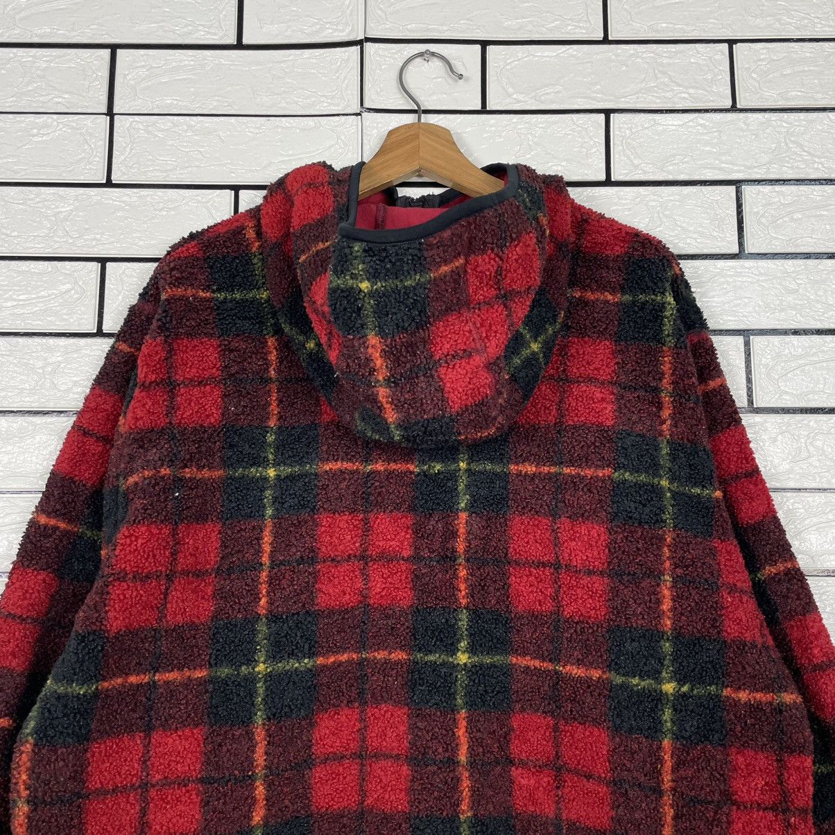 JW Anderson × Uniqlo Uniqlo x JW Anderson Tartan Hooded Deep Pile Jacket Size US XL / EU 56 / 4 - 8 Thumbnail