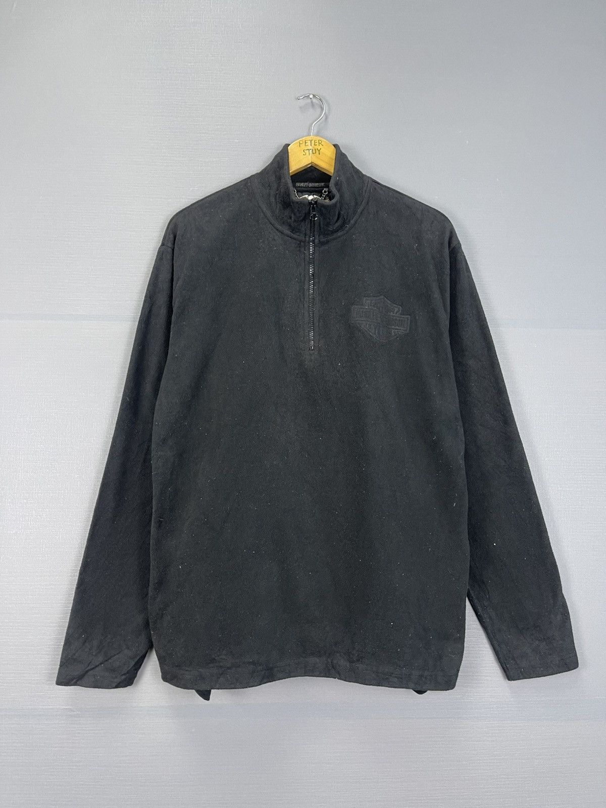 Harley Davidson × Vintage Vintage Harley Davidson Fleece Anorak Size US M / EU 48-50 / 2 - 1 Thumbnail