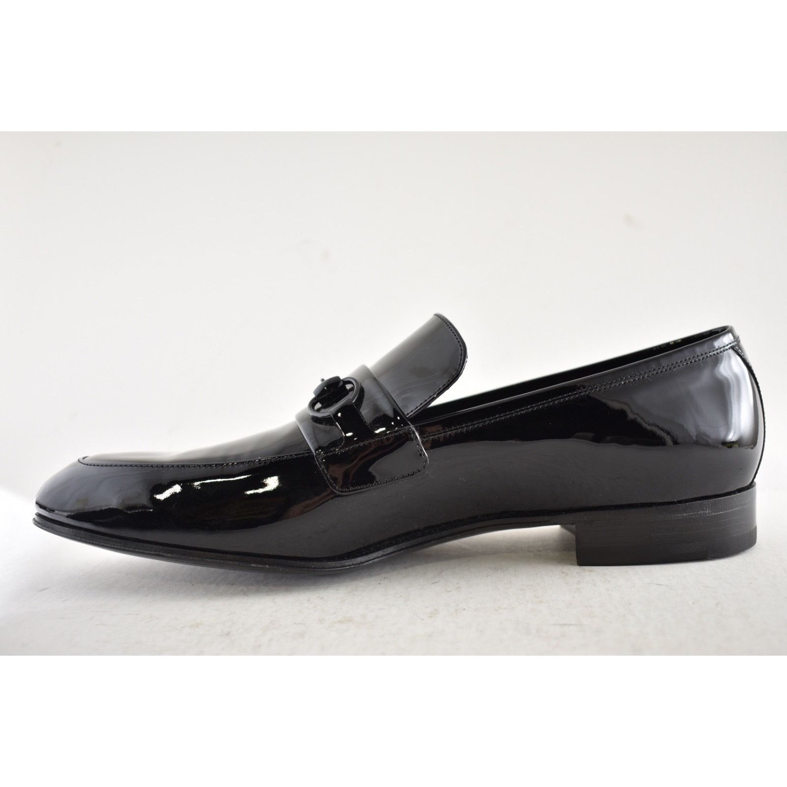 Gucci Gucci Mens Ed Black Patent Leather Horsebit Loafer US 14 Size US 14 / EU 47 - 12 Thumbnail