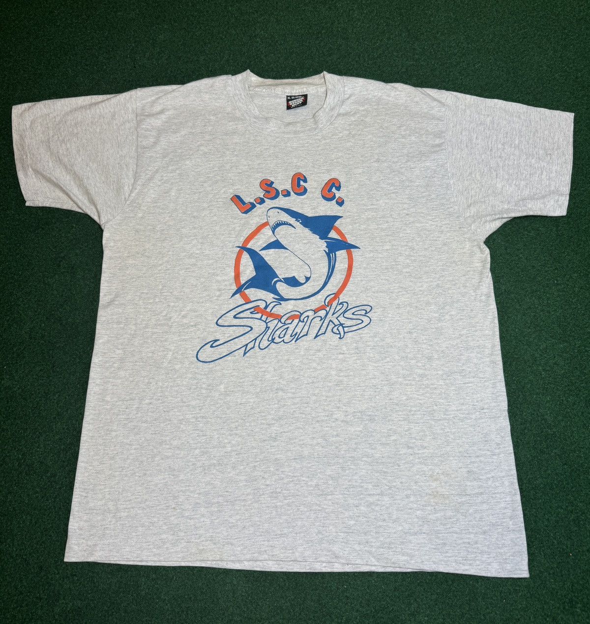 Vintage Vintage 90s LS CC Sharks Mens XL Shark Graphic T Shirt Size US XL / EU 56 / 4 - 1 Thumbnail