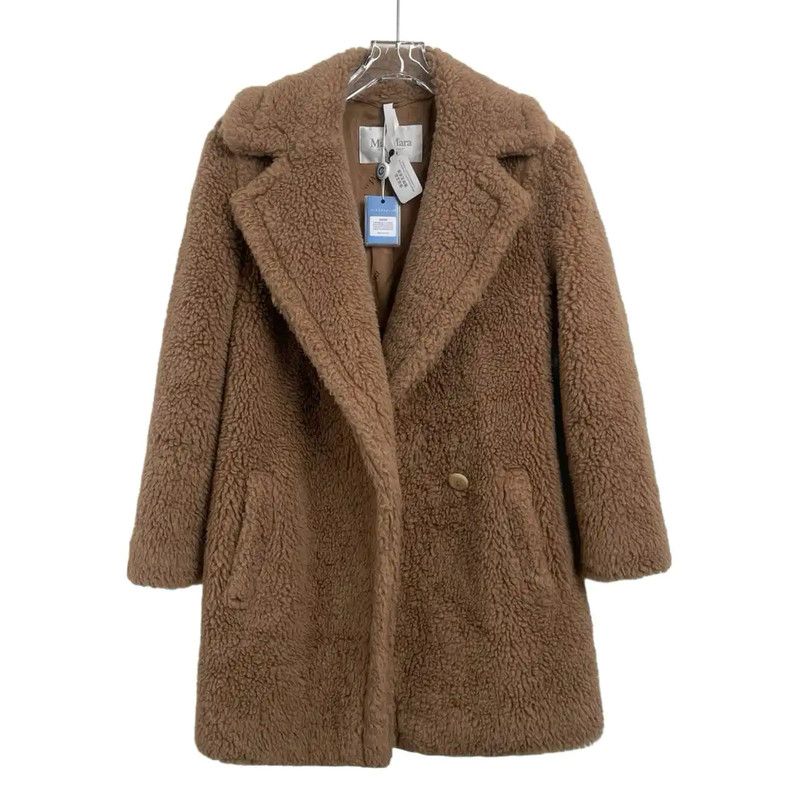 Max Mara MaxMara Camel Silk Women's Jacket 0089 Size M / US 6-8 / IT 42-44 - 1 Thumbnail
