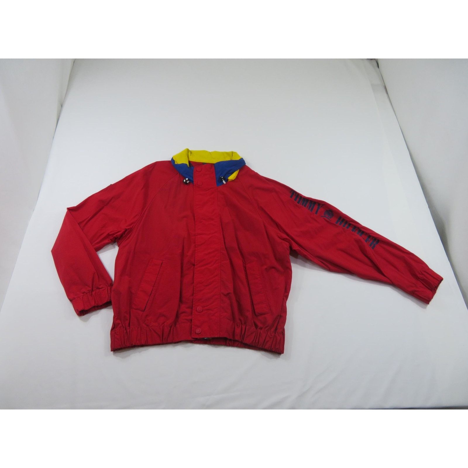 Tommy Hilfiger Tommy Hilfiger Sailing Jacket Sz XL Red Blue Yellow 1990s Size US XL / EU 56 / 4 - 2 Thumbnail