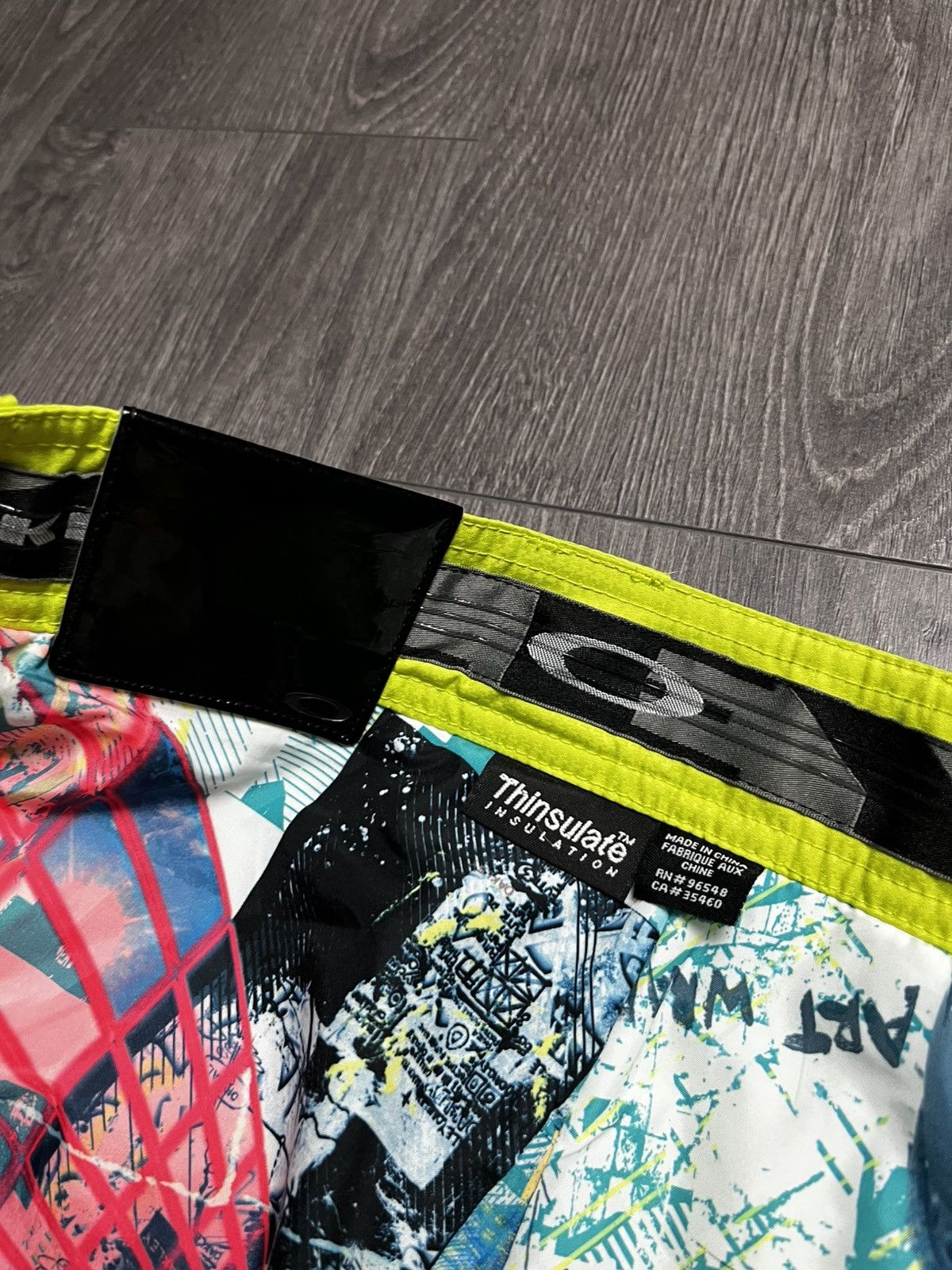 Oakley Oakley Vintage Techwear Ski Pants Neon Lime Green Cyber Y2K Size US 34 / EU 50 - 7 Thumbnail