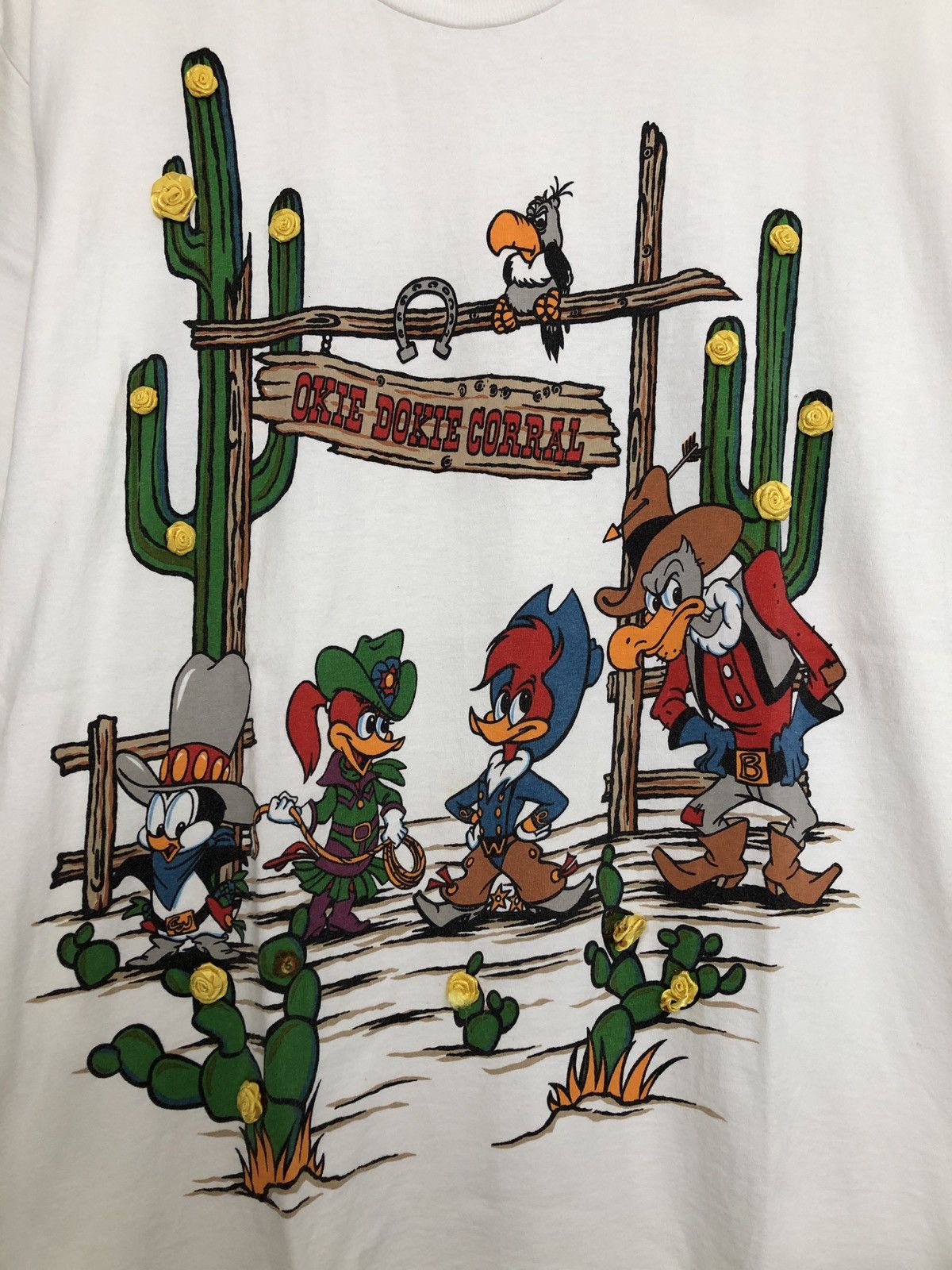 Universal Studios × Vintage Vintage Universal Studios Okie Dokie Corral T-Shirt Size US L / EU 52-54 / 3 - 2 Thumbnail
