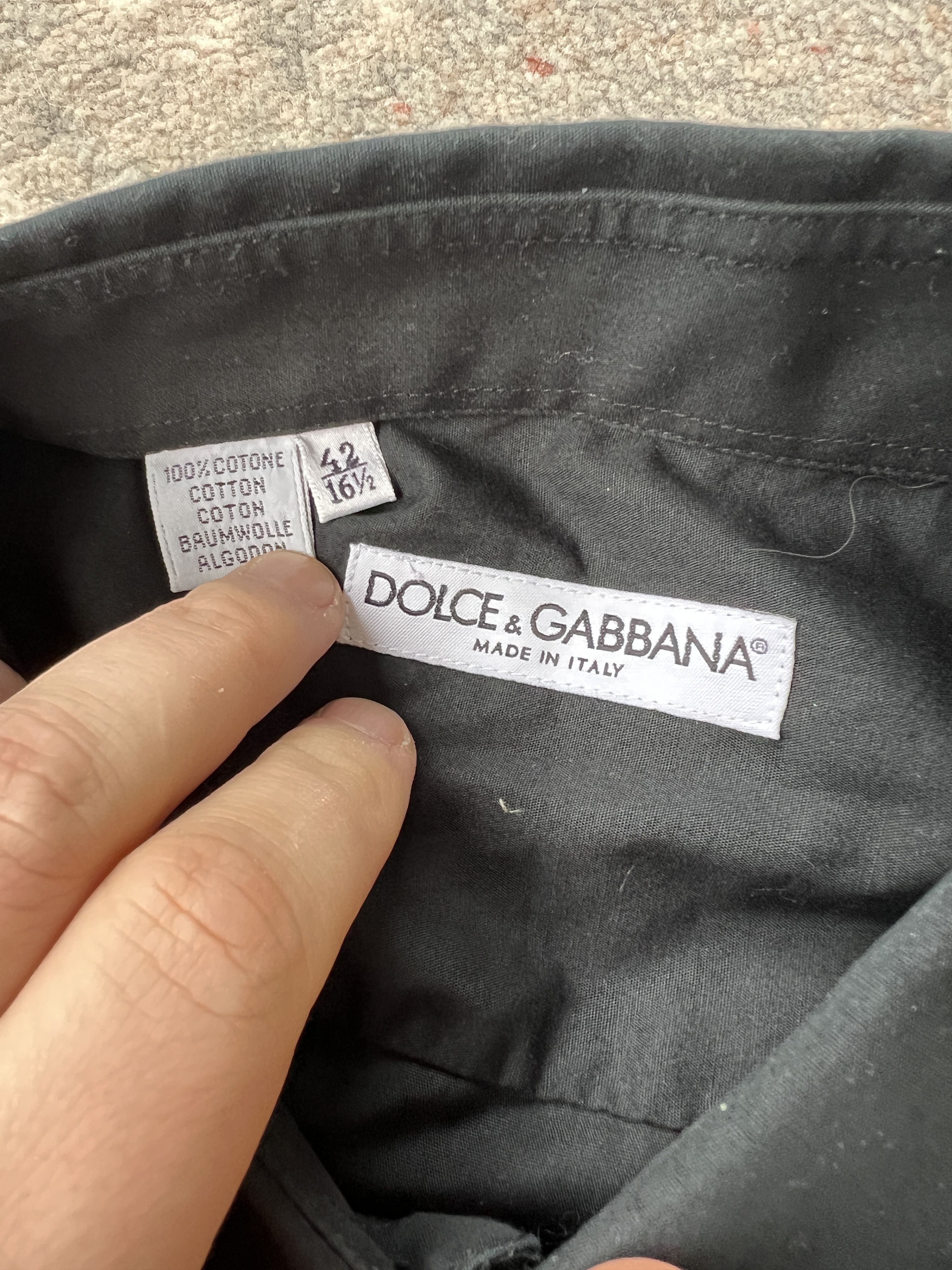 Dolce & Gabbana Dolce & Gabbana Vintage Shirt Size US XL / EU 56 / 4 - 5 Thumbnail