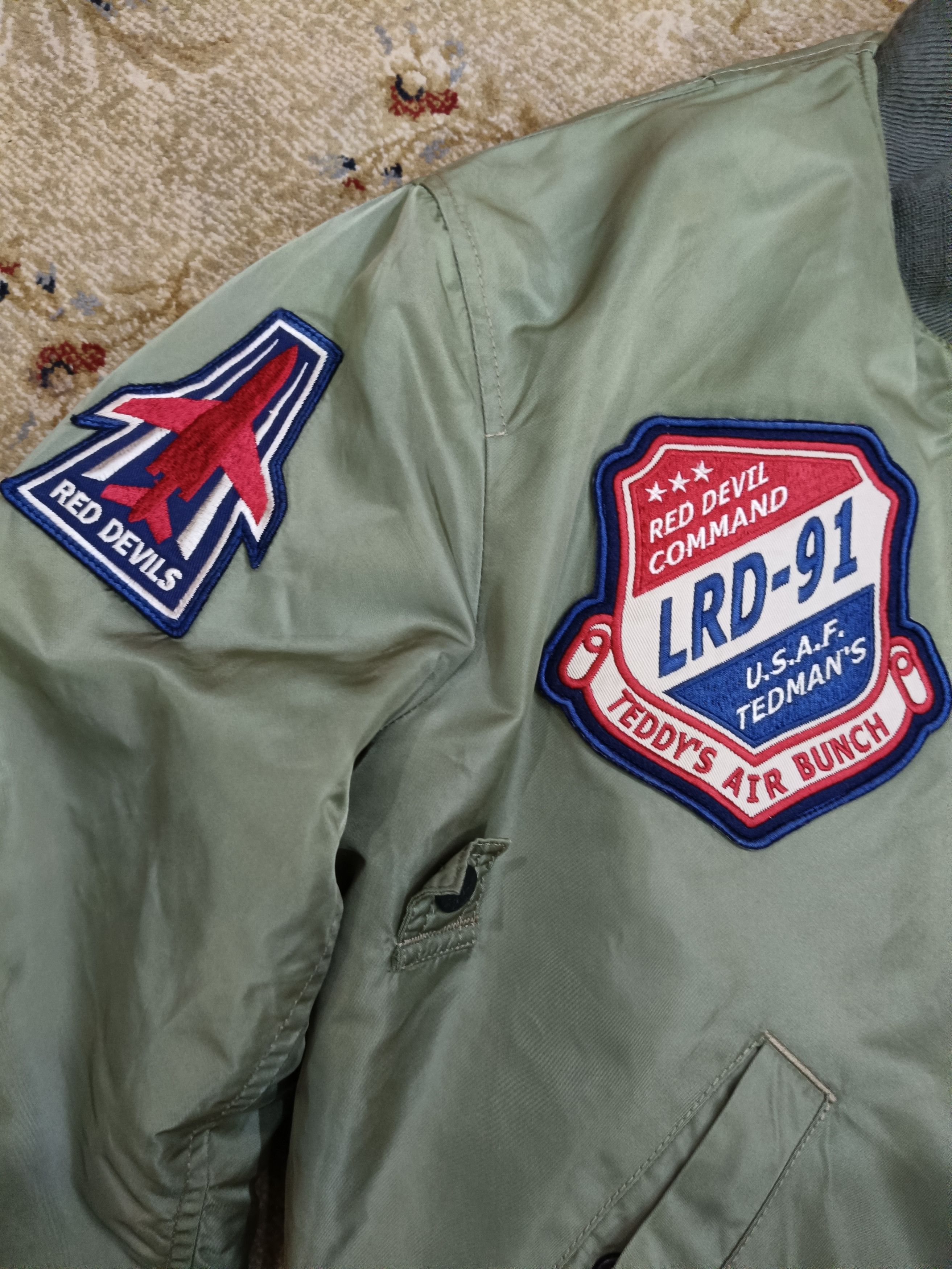 Tedman Ted Company Us Air Force Bomber Jacket Size US XXS / EU 40 - 2 Thumbnail