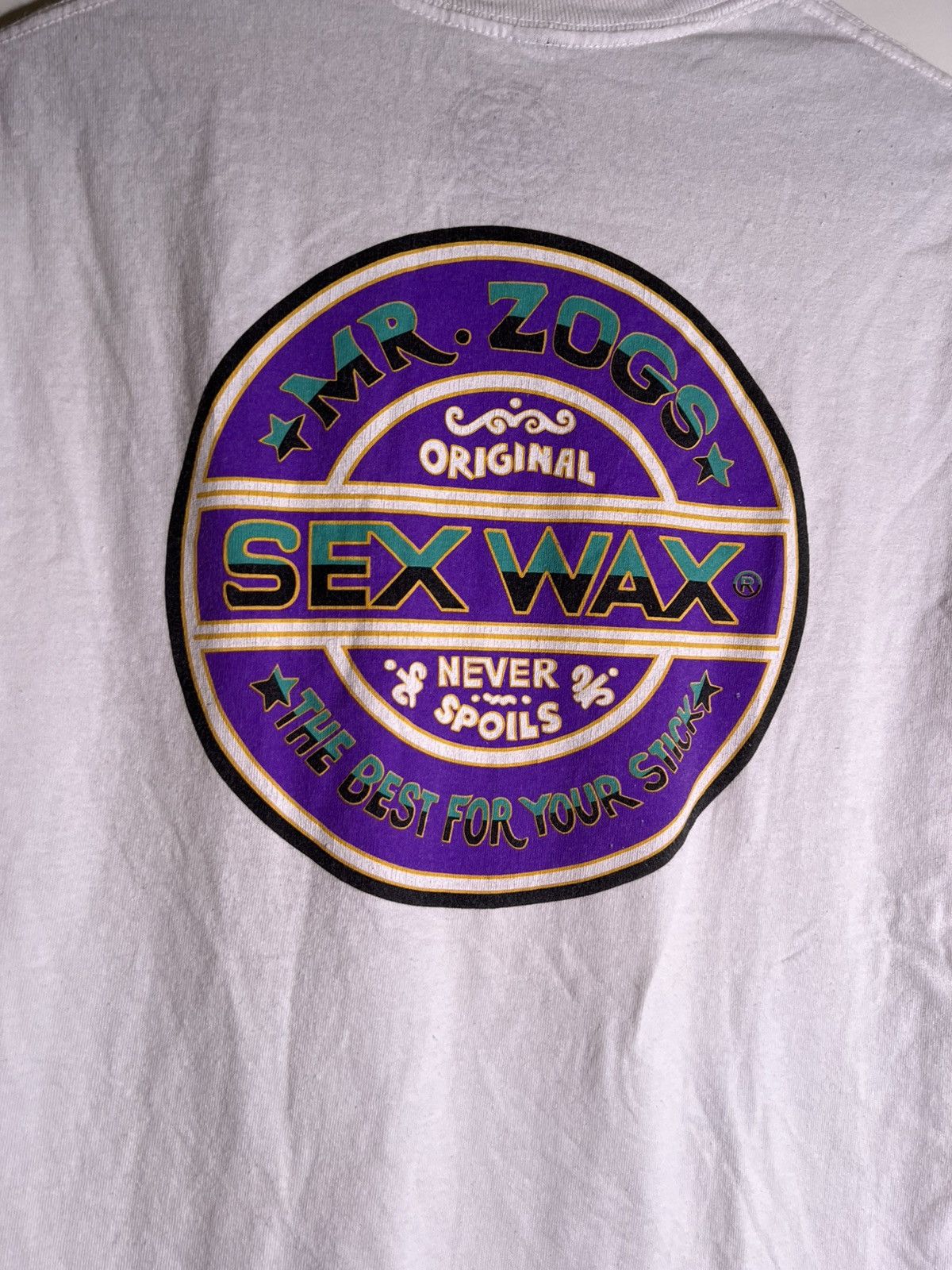 Vintage Y2K 2000’s VTG Vintage Mr. Zogs Sex Wax Retro Streetwear Tee Size US M / EU 48-50 / 2 - 3 Thumbnail