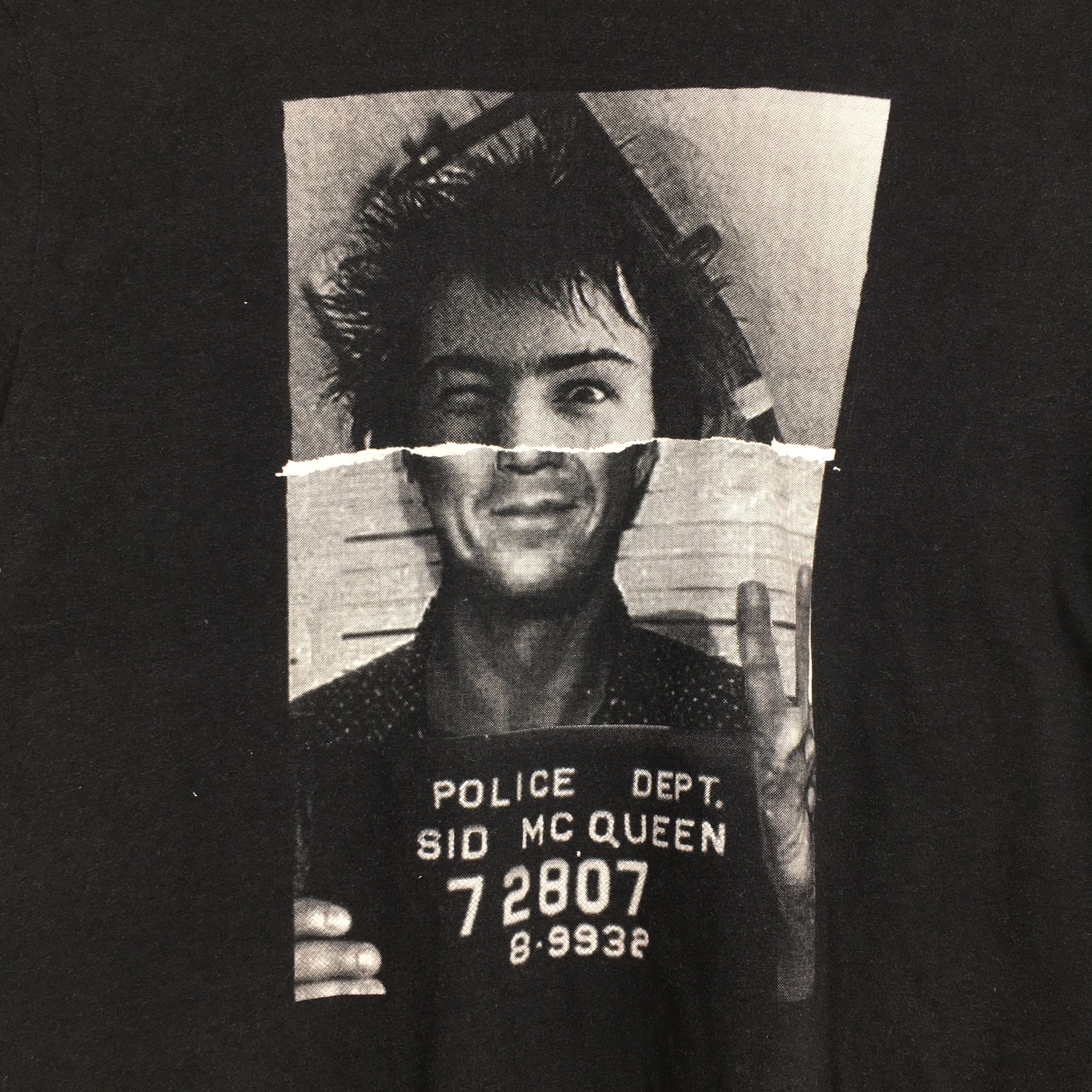 Neil Barrett × Vintage Neil Barrett Sid McQueen Hybrid Mugshot T shirt Medium Size US M / EU 48-50 / 2 - 3 Thumbnail