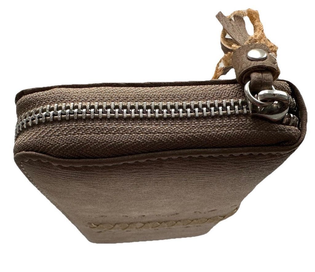 Other Roots RFID Braided Rectangular Zip Around Tassel Wallet Tan Size ONE SIZE - 3 Thumbnail
