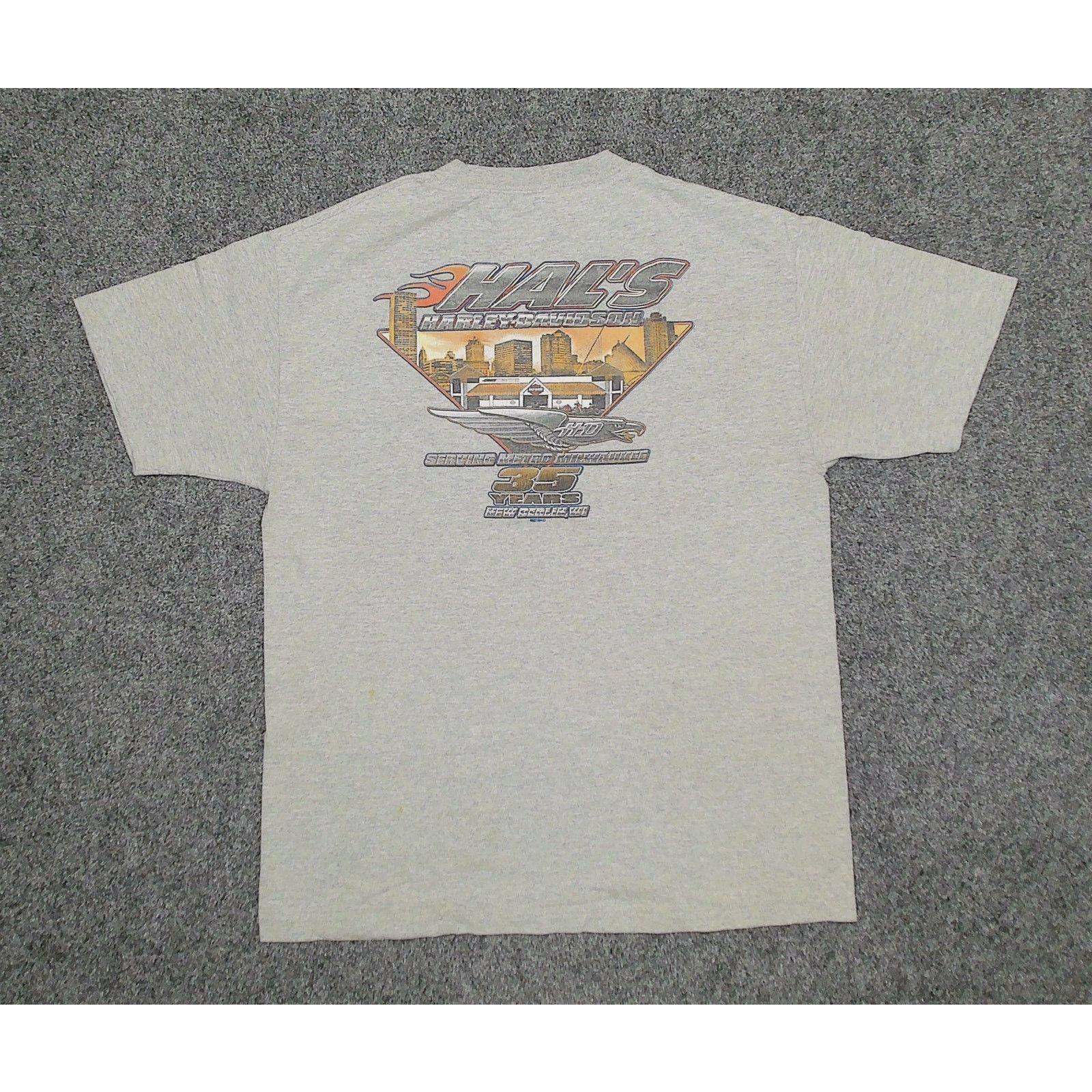 Harley Davidson Harley-Davidson 2013 Hal's Milwaukee 110th Anniversary Tee L Size US L / EU 52-54 / 3 - 4 Thumbnail