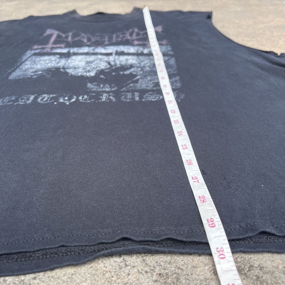Band Tees Vintage Y2K Mayhem black metal Promo Tee 2XL Thrashed Faded Size US XXL / EU 58 / 5 - 8 Thumbnail